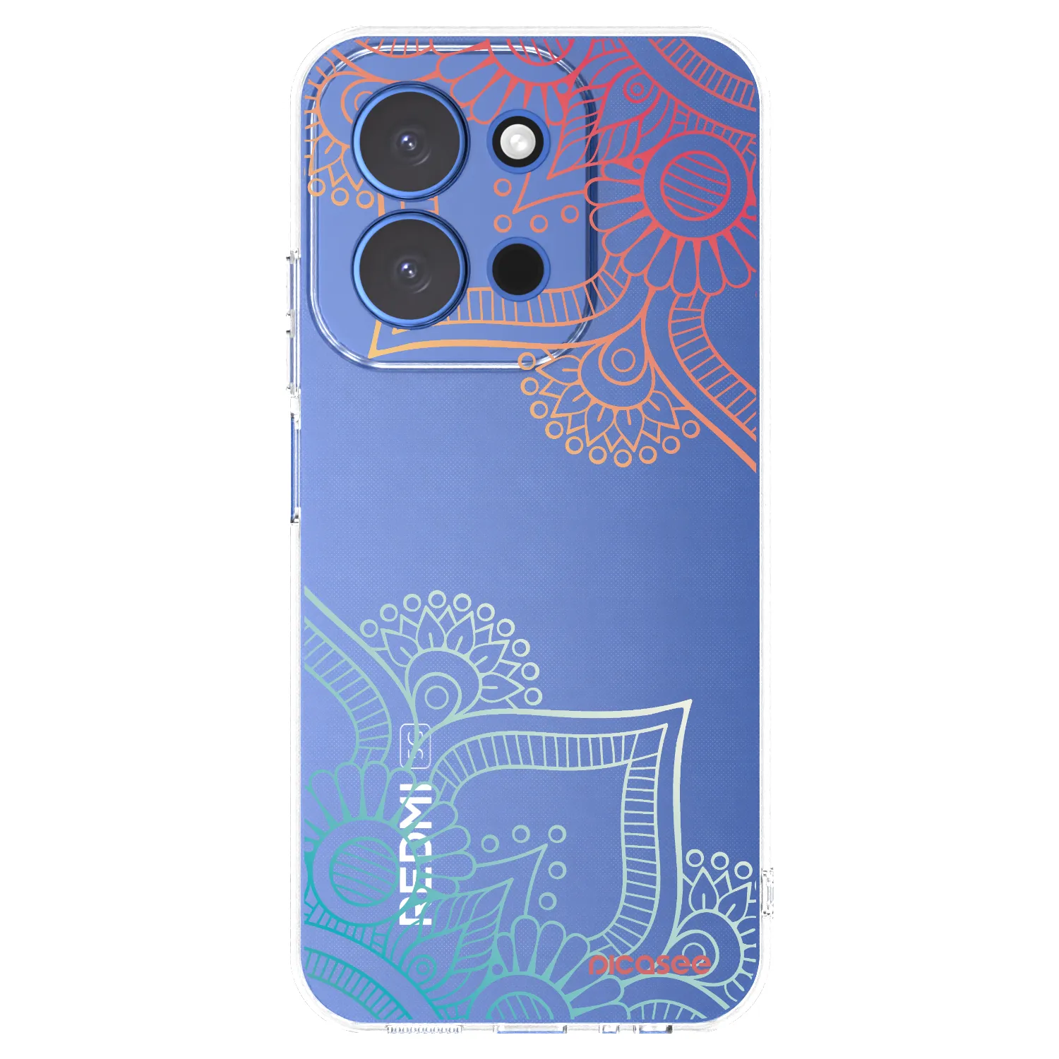 Picasee husă transparentă din silicon pentru Xiaomi Redmi 15C 4G - Flowers pattern