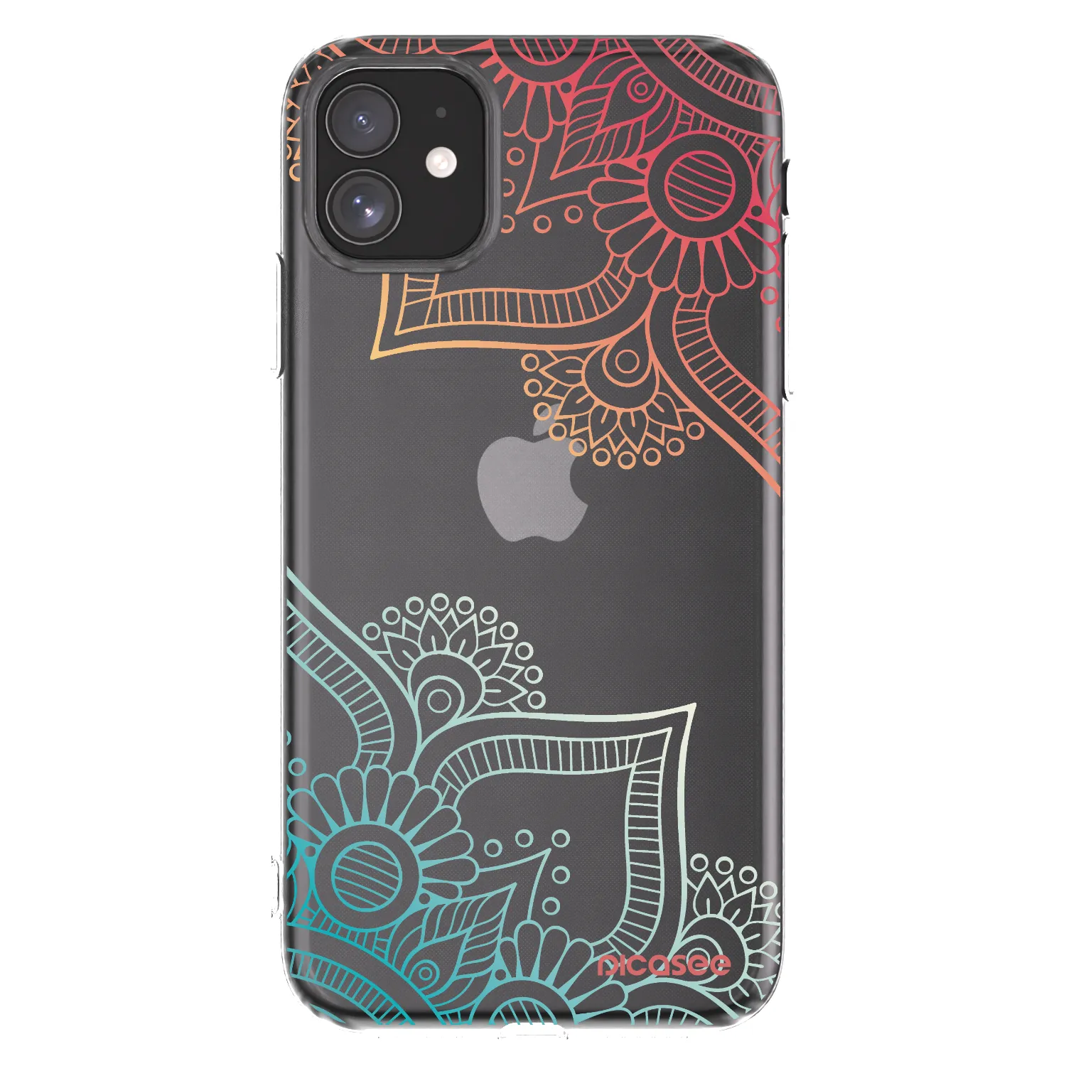 Picasee husă transparentă din silicon pentru Apple iPhone 11 - Flowers pattern