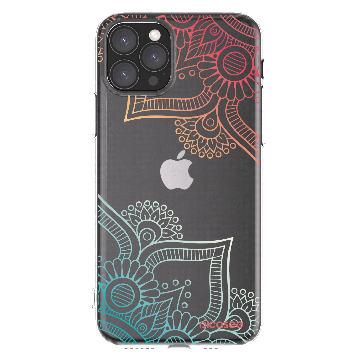 Picasee husă transparentă din silicon pentru Apple iPhone 11 Pro - Flowers pattern