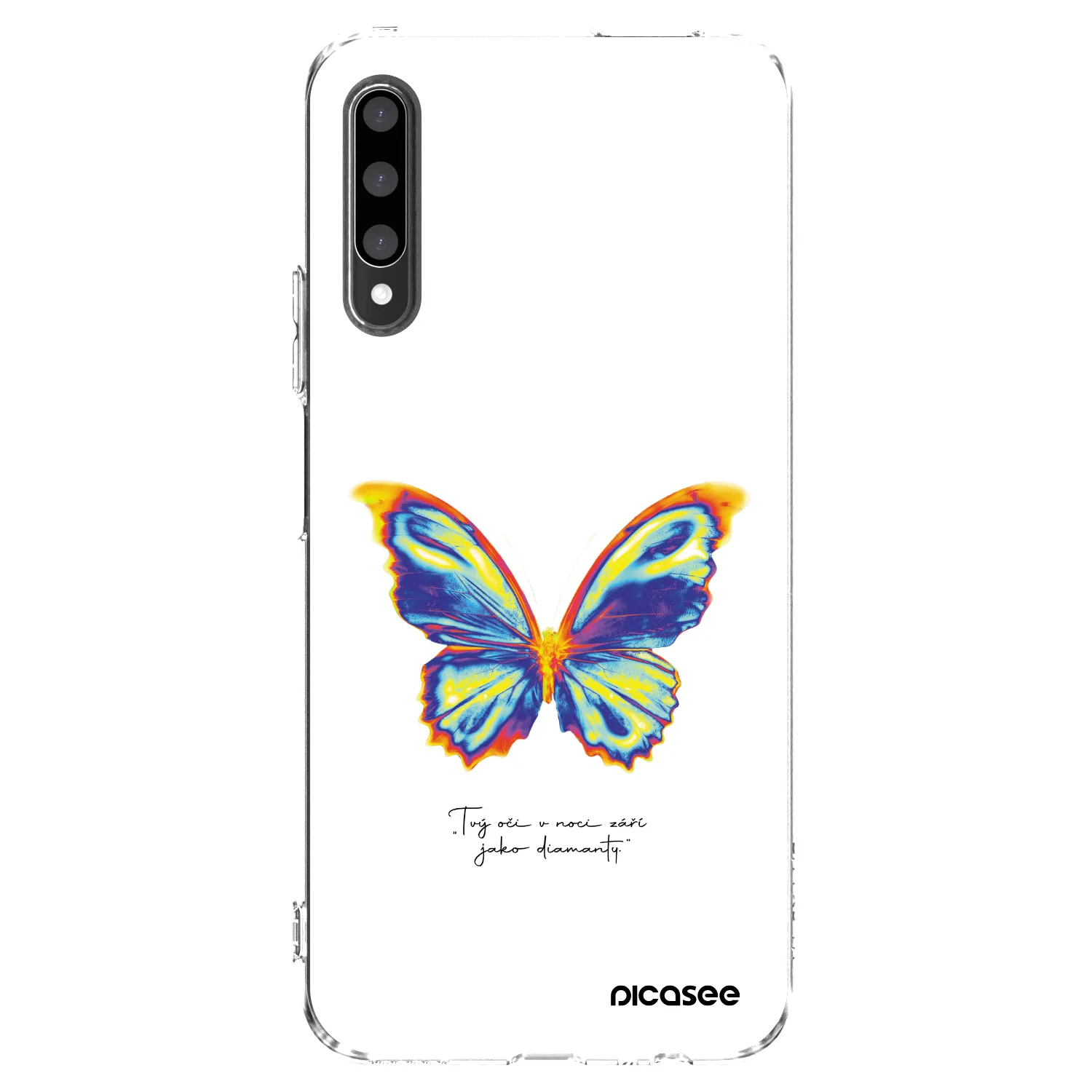 Picasee husă transparentă din silicon pentru Honor 9X Pro - Diamanty White