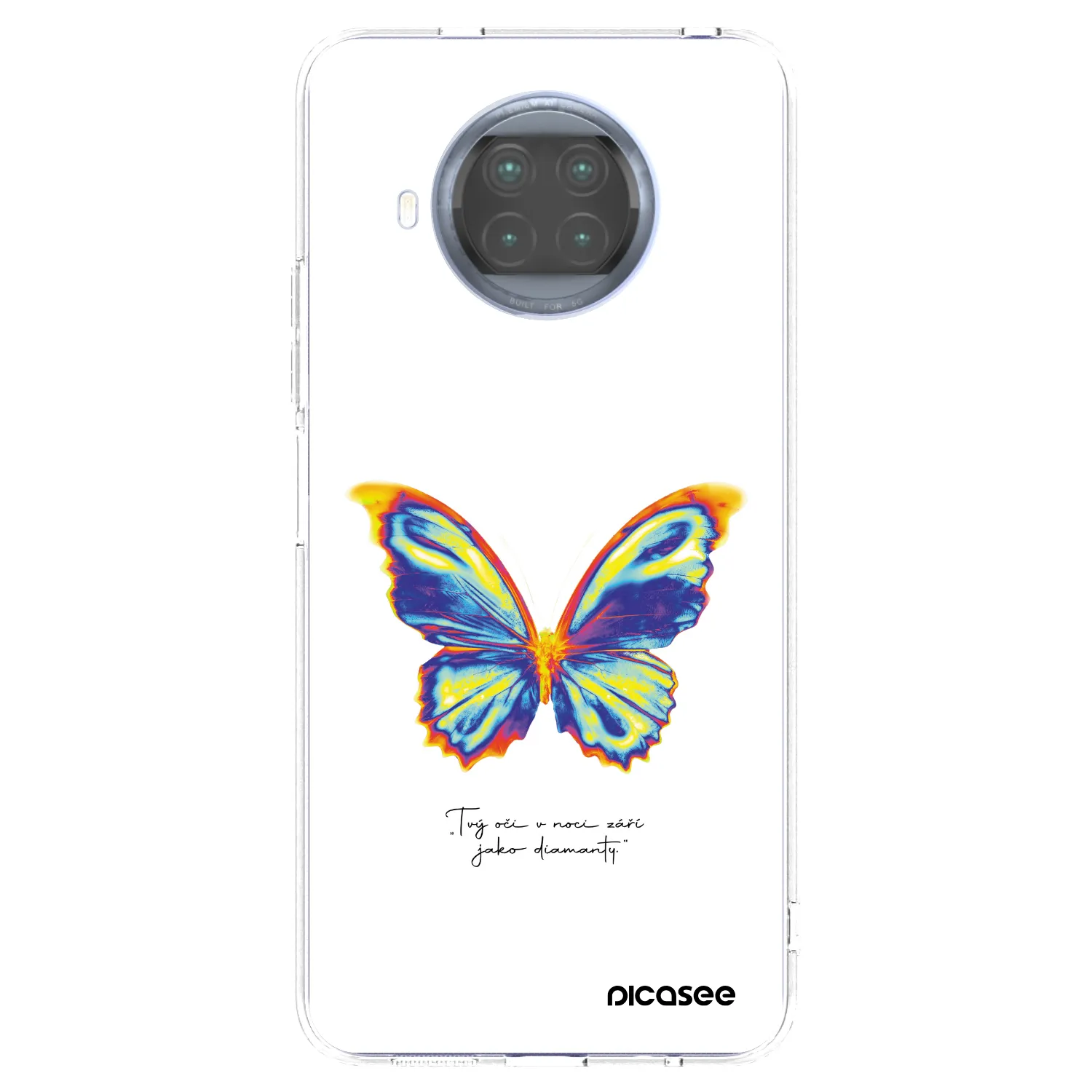 Picasee husă transparentă din silicon pentru Xiaomi Mi 10T Lite - Diamanty White