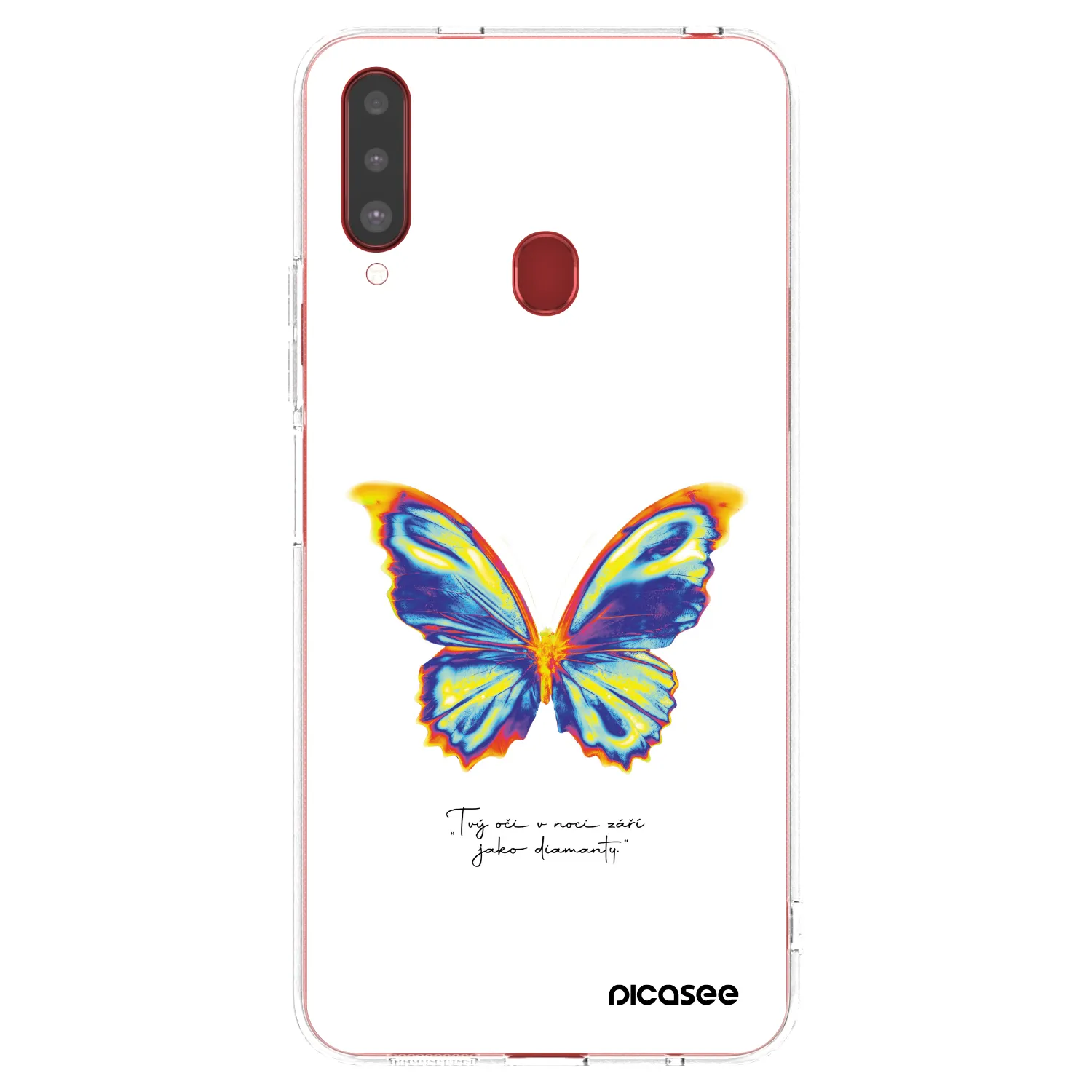 Picasee husă transparentă din silicon pentru Samsung Galaxy A20s - Diamanty White