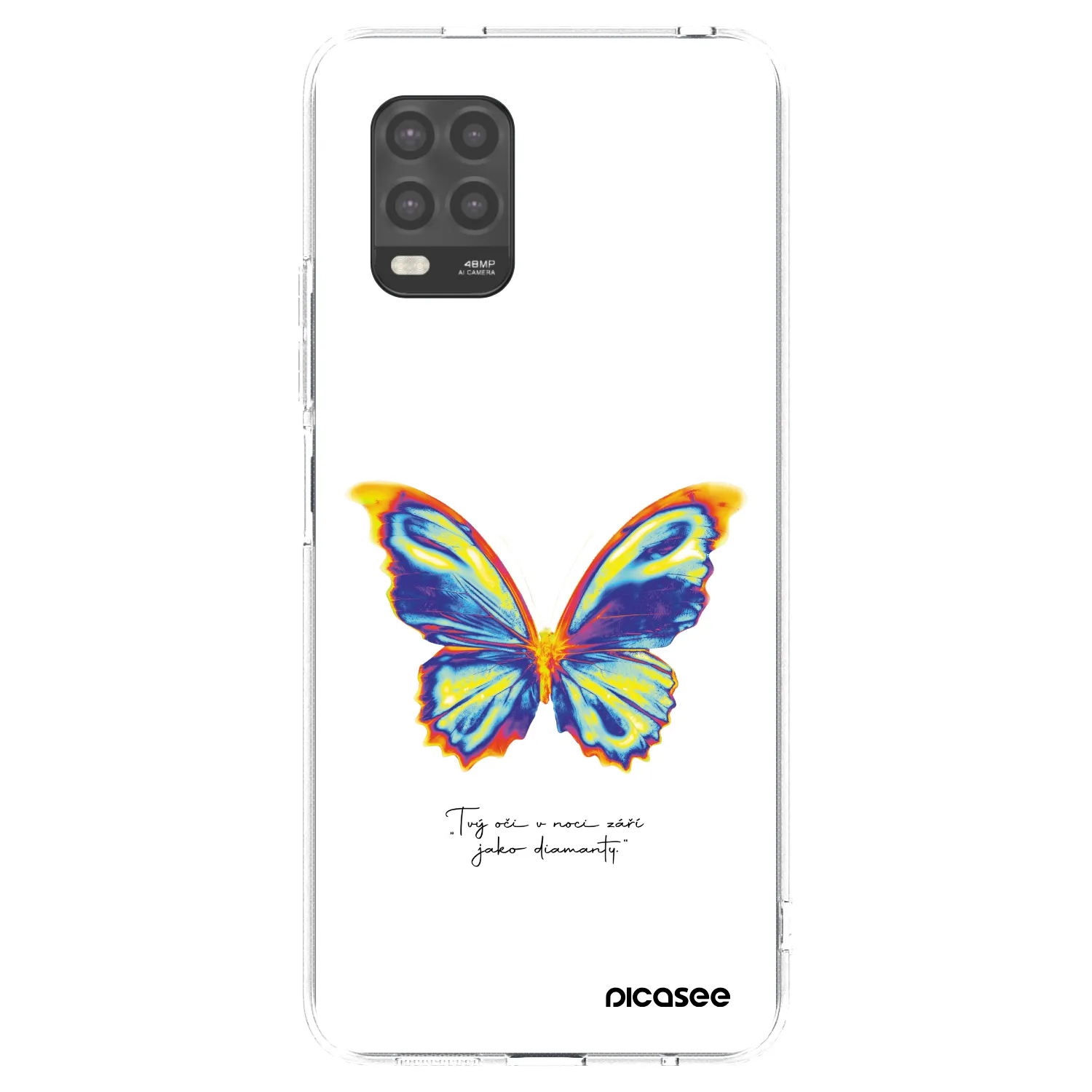 Picasee husă transparentă din silicon pentru Xiaomi Mi 10 Lite - Diamanty White