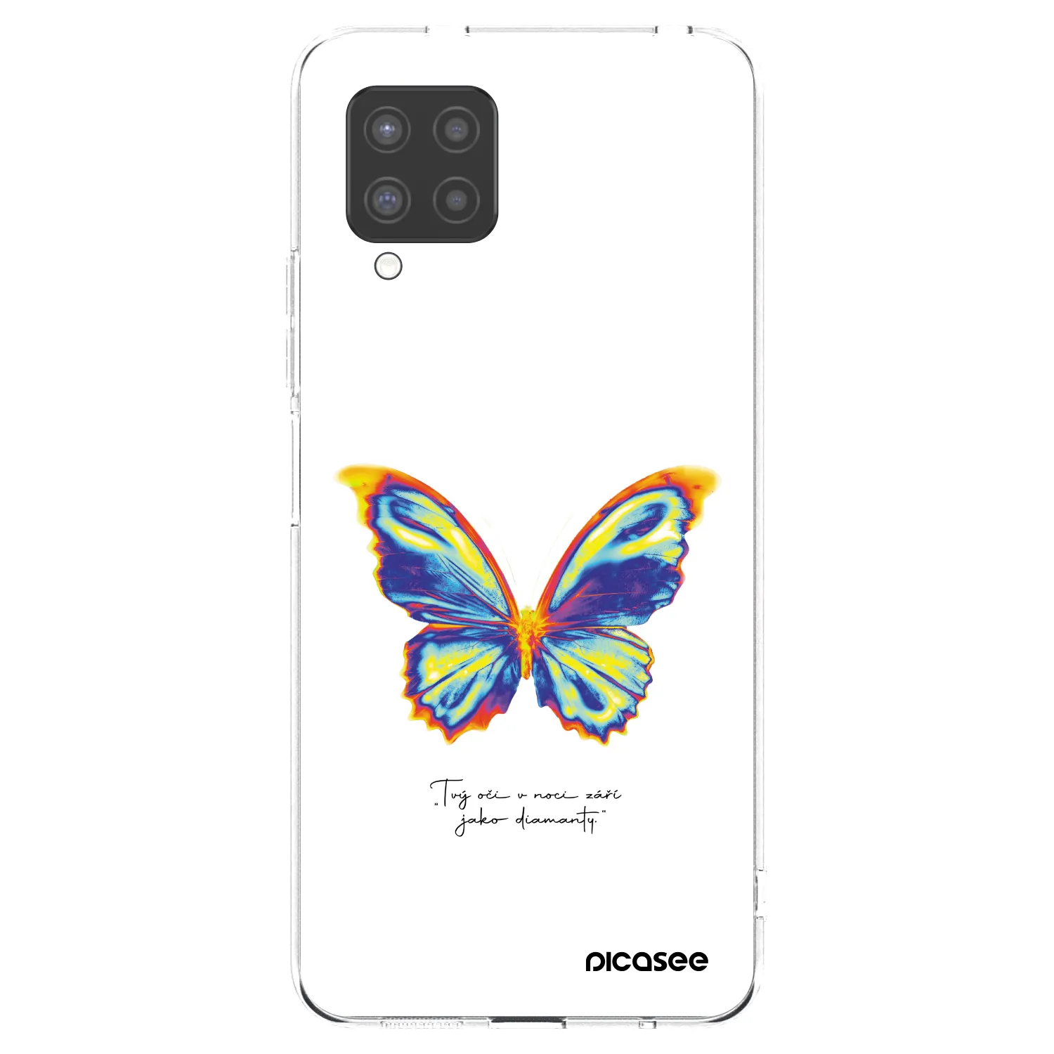 Picasee husă transparentă din silicon pentru Samsung Galaxy A42 A426B - Diamanty White