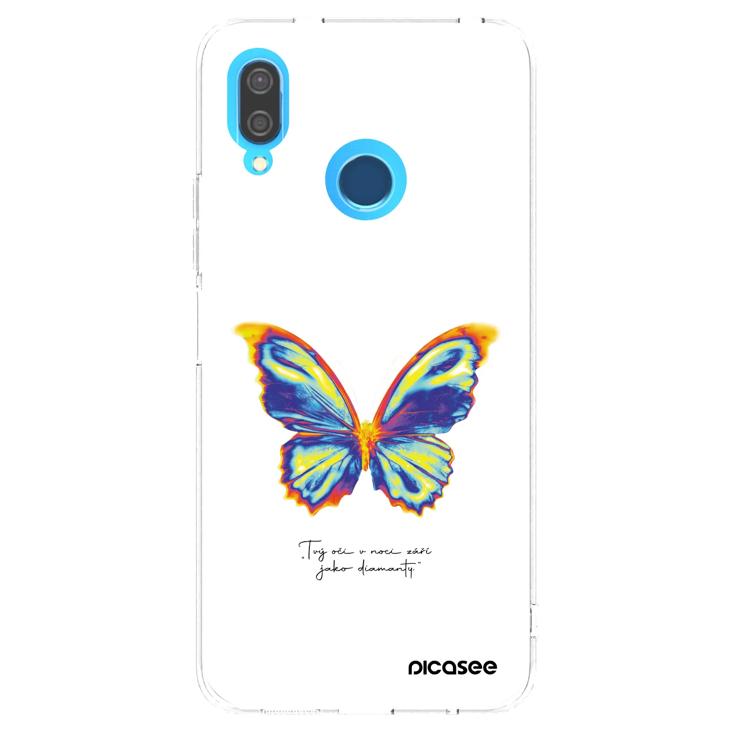 Picasee husă transparentă din silicon pentru Huawei P20 Lite - Diamanty White