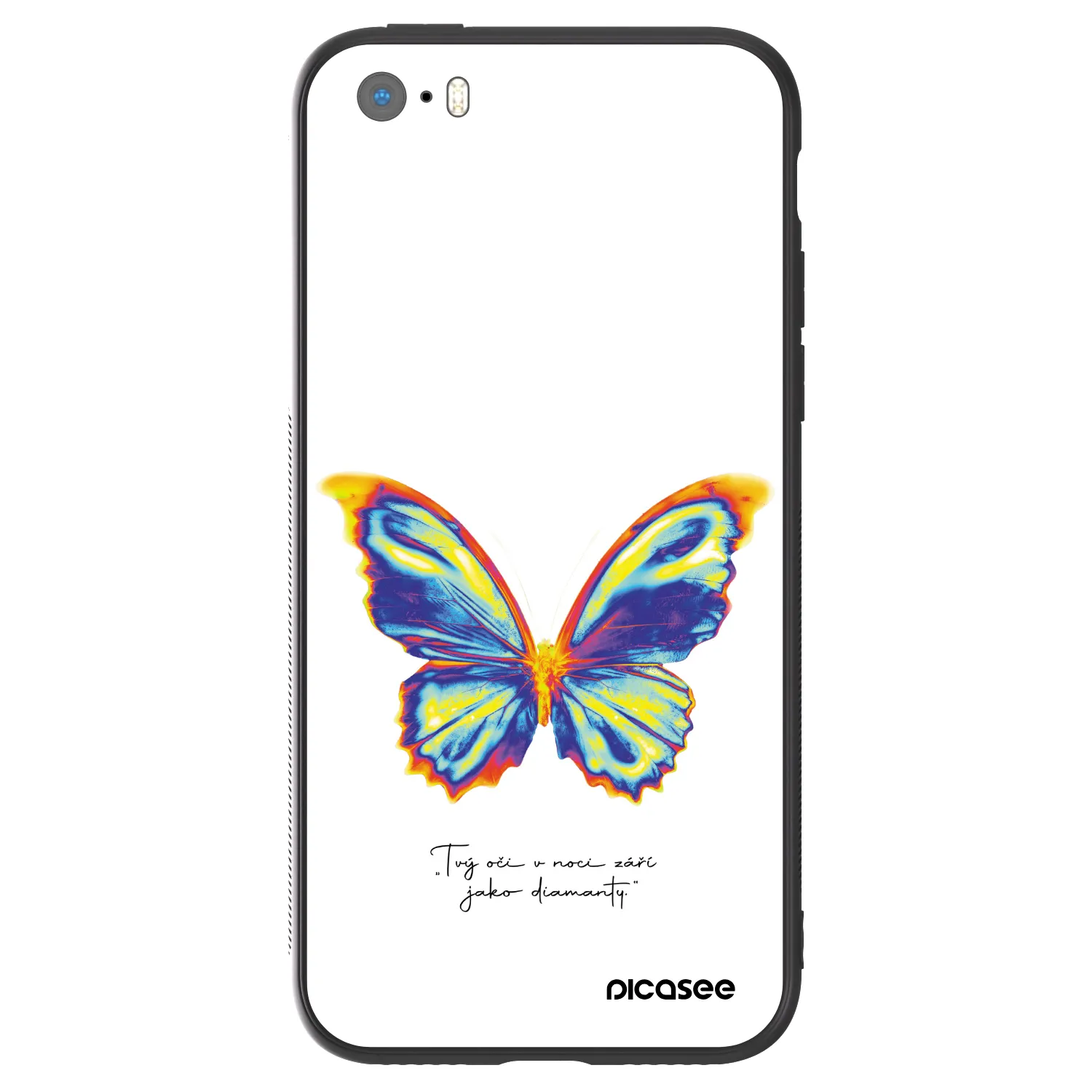 Picasee ULTIMATE CASE pentru Apple iPhone 5/5S/SE - Diamanty White