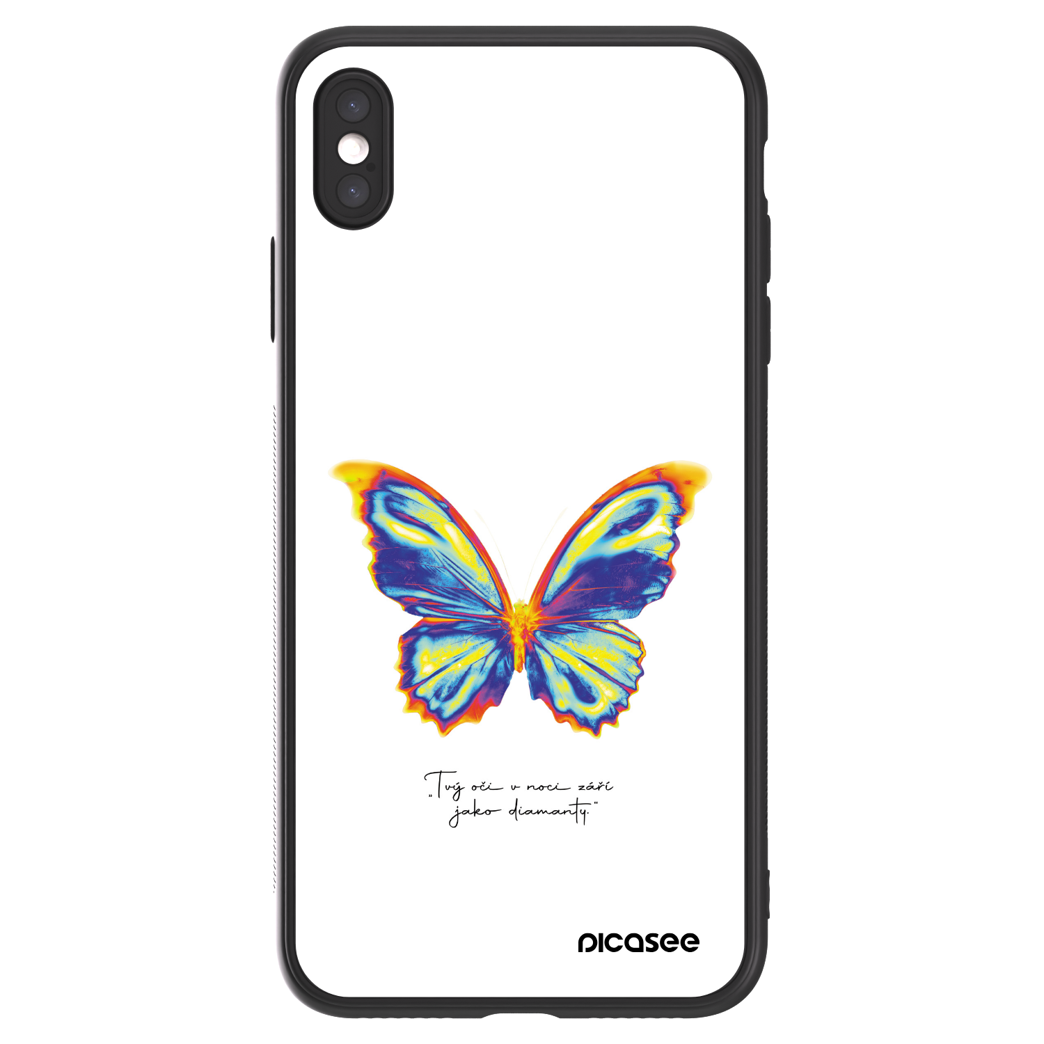 Picasee ULTIMATE CASE pentru Apple iPhone XS Max - Diamanty White