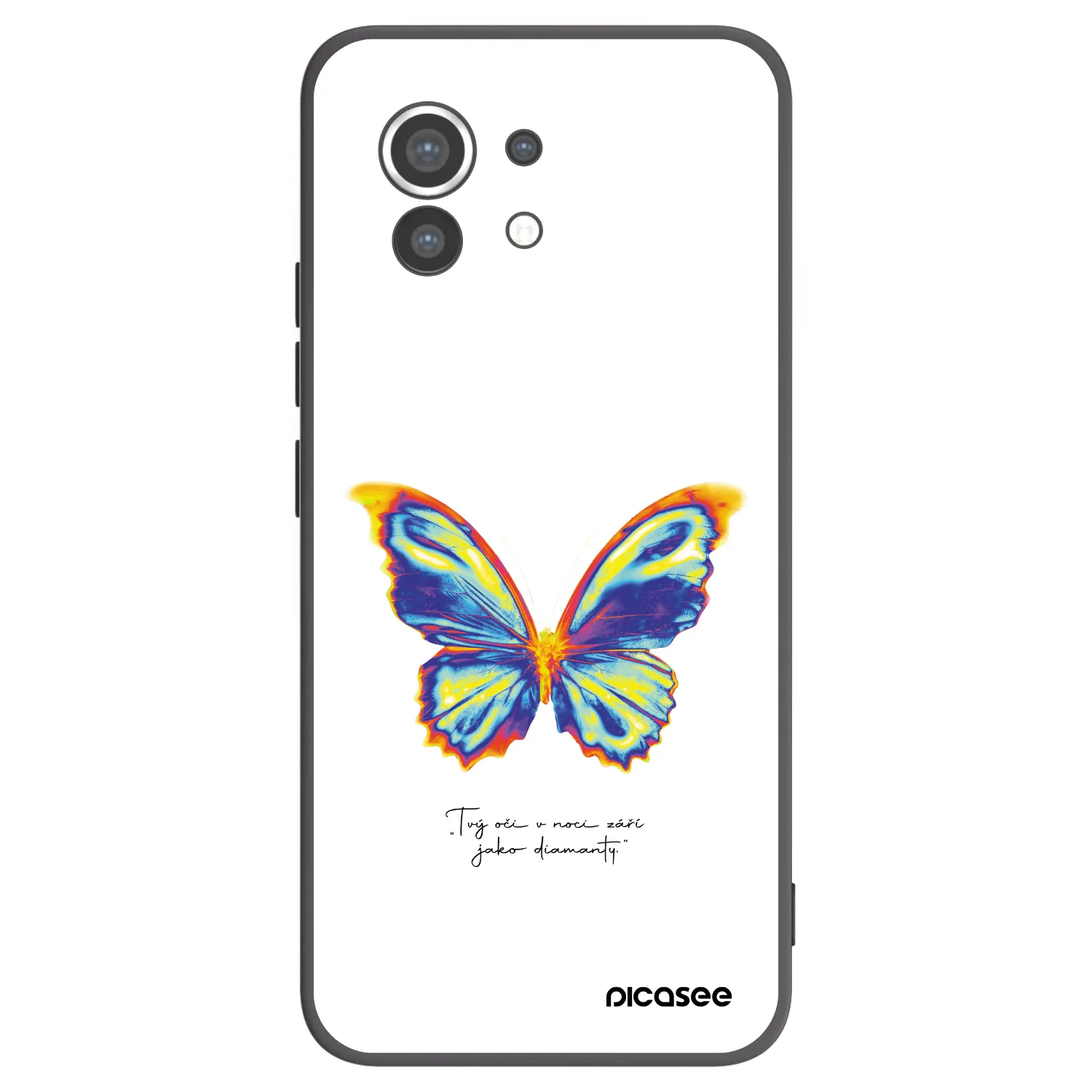 Picasee husă neagră din silicon pentru Xiaomi Mi 11 - Diamanty White
