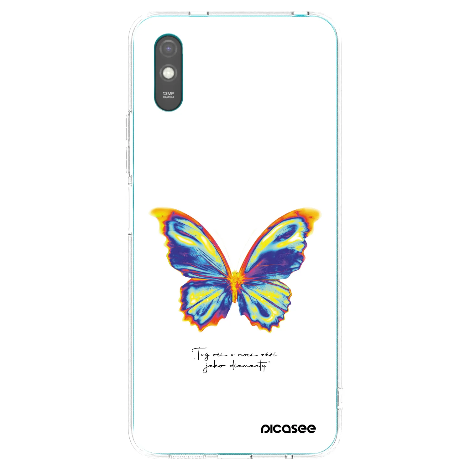 Picasee husă transparentă din silicon pentru Xiaomi Redmi 9AT - Diamanty White