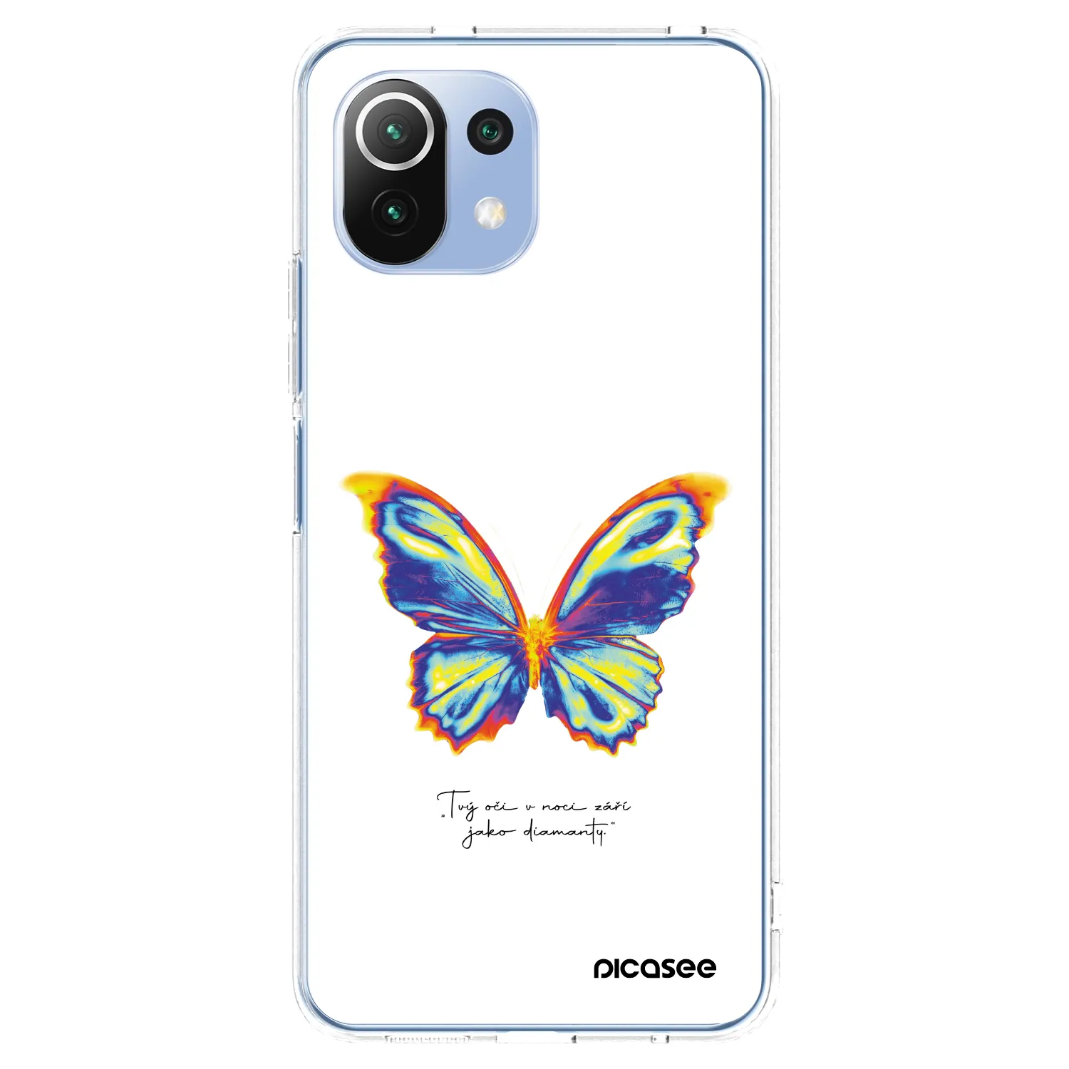 Picasee husă transparentă din silicon pentru Xiaomi Mi 11 Lite - Diamanty White