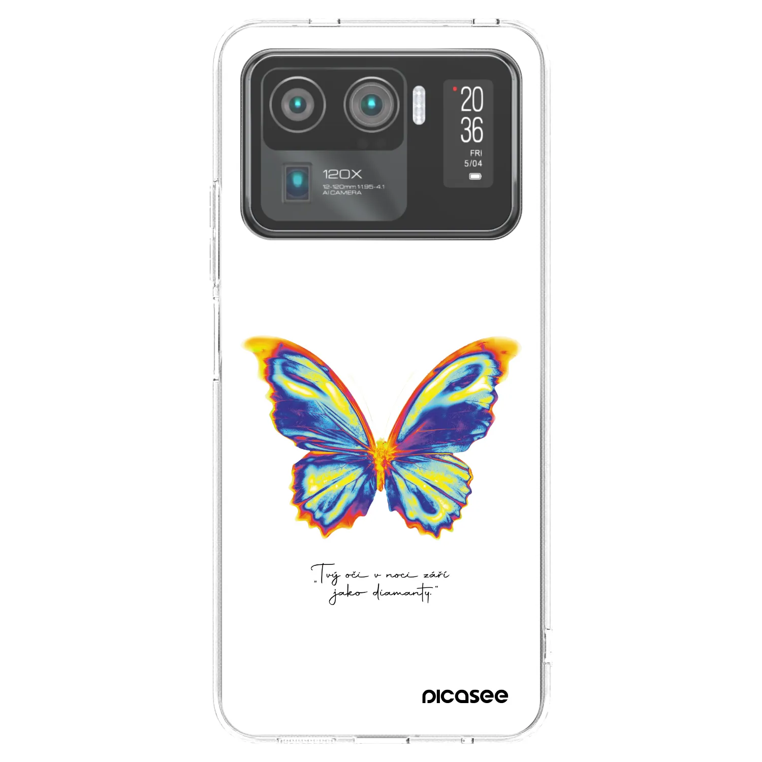 Picasee husă transparentă din silicon pentru Xiaomi Mi 11 Ultra - Diamanty White