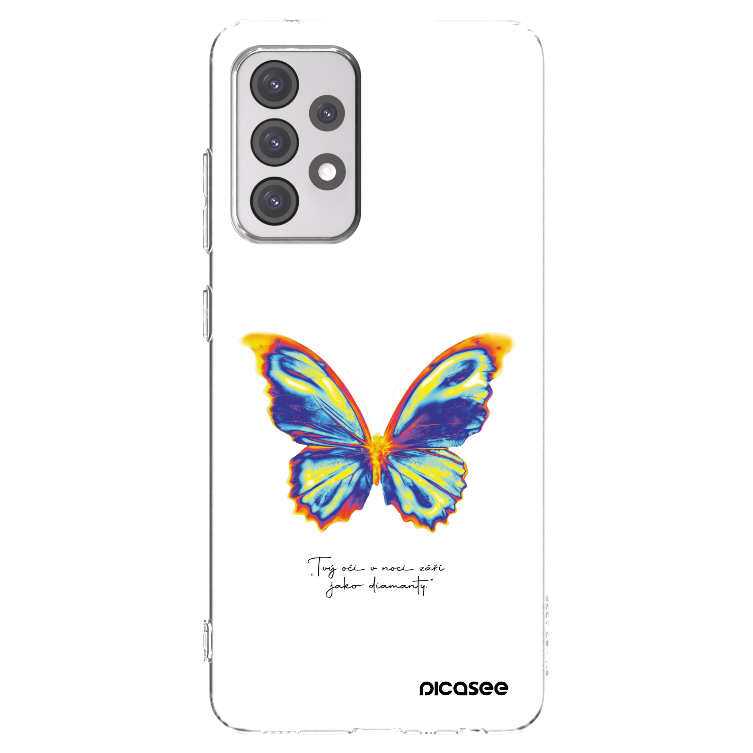 Picasee husă transparentă din silicon pentru Samsung Galaxy A52s 5G A528B - Diamanty White