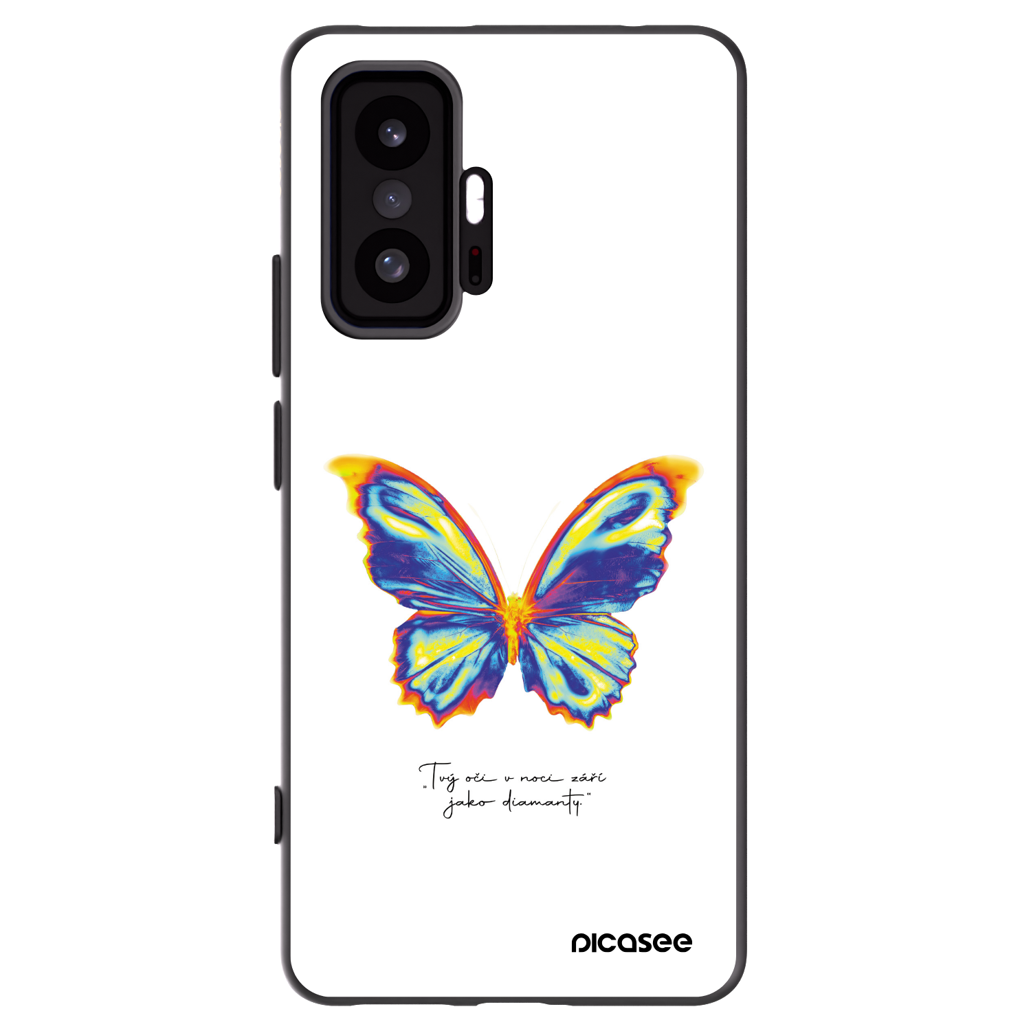Picasee husă neagră din silicon pentru Xiaomi 11T - Diamanty White