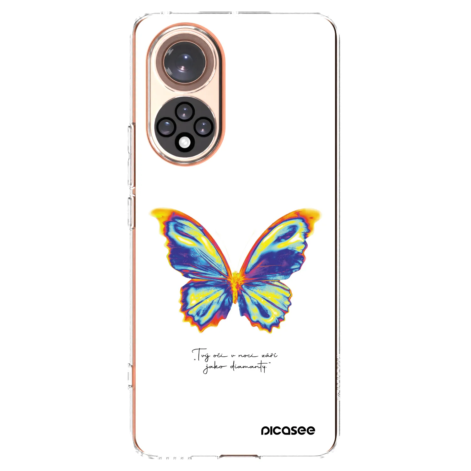 Picasee husă transparentă din silicon pentru Huawei Nova 9 - Diamanty White