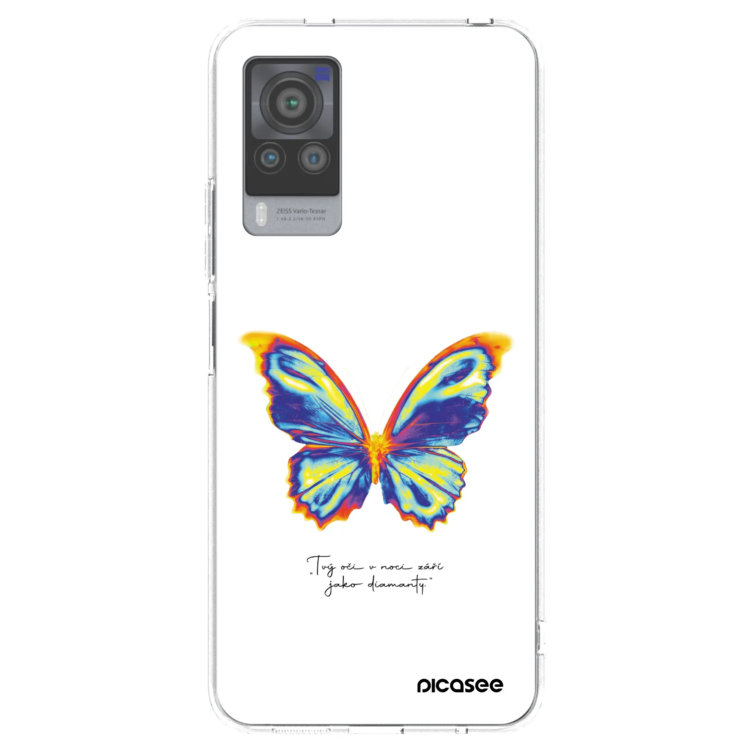 Picasee husă transparentă din silicon pentru Vivo X60 Pro 5G - Diamanty White