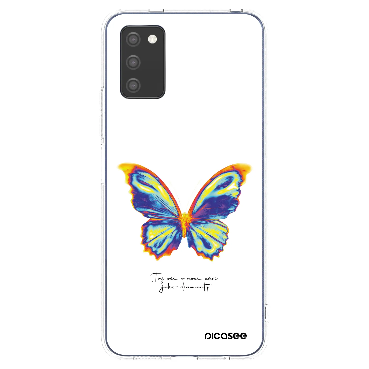 Picasee husă transparentă din silicon pentru Samsung Galaxy A03s A037G - Diamanty White