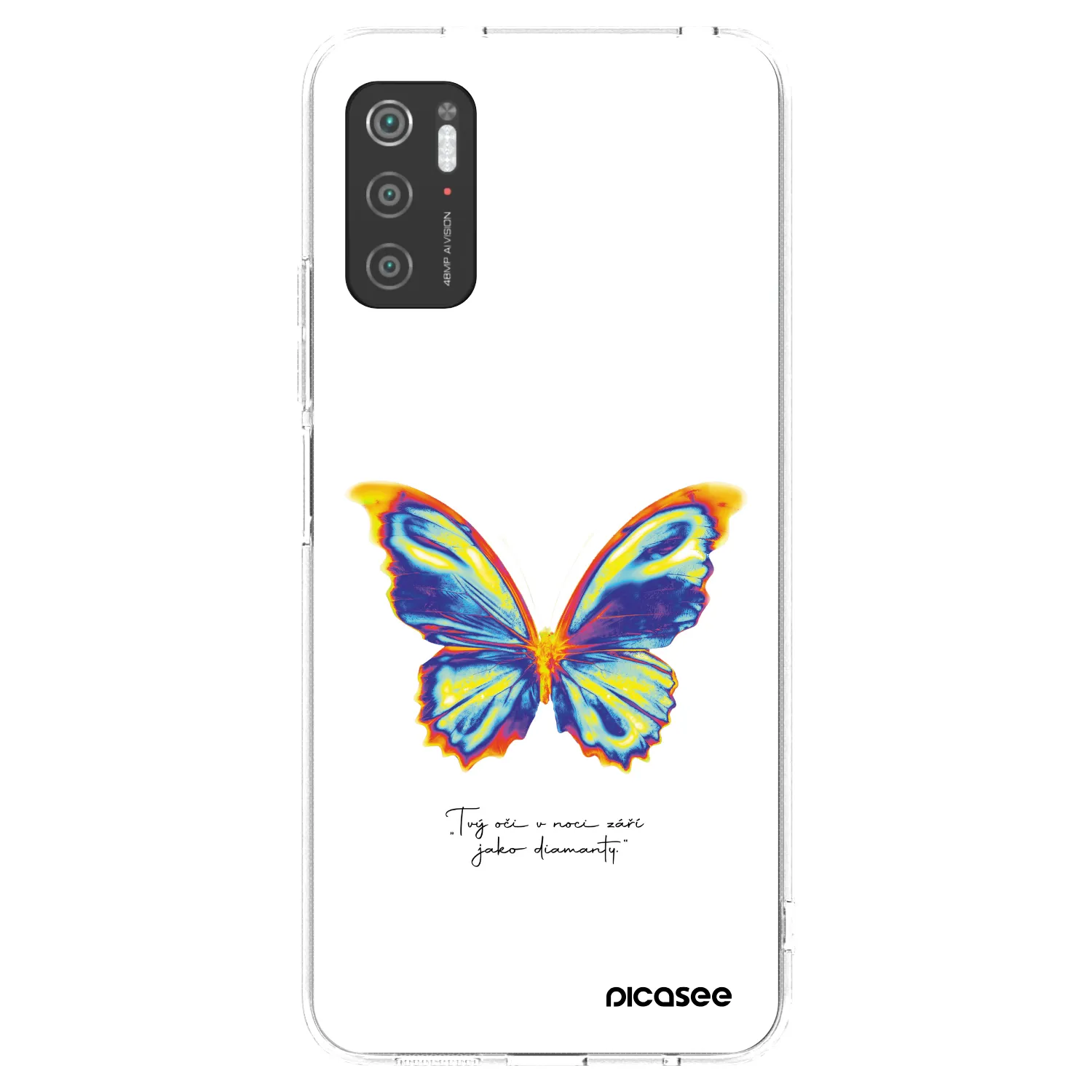 Picasee husă transparentă din silicon pentru Xiaomi Poco M3 Pro 5G - Diamanty White