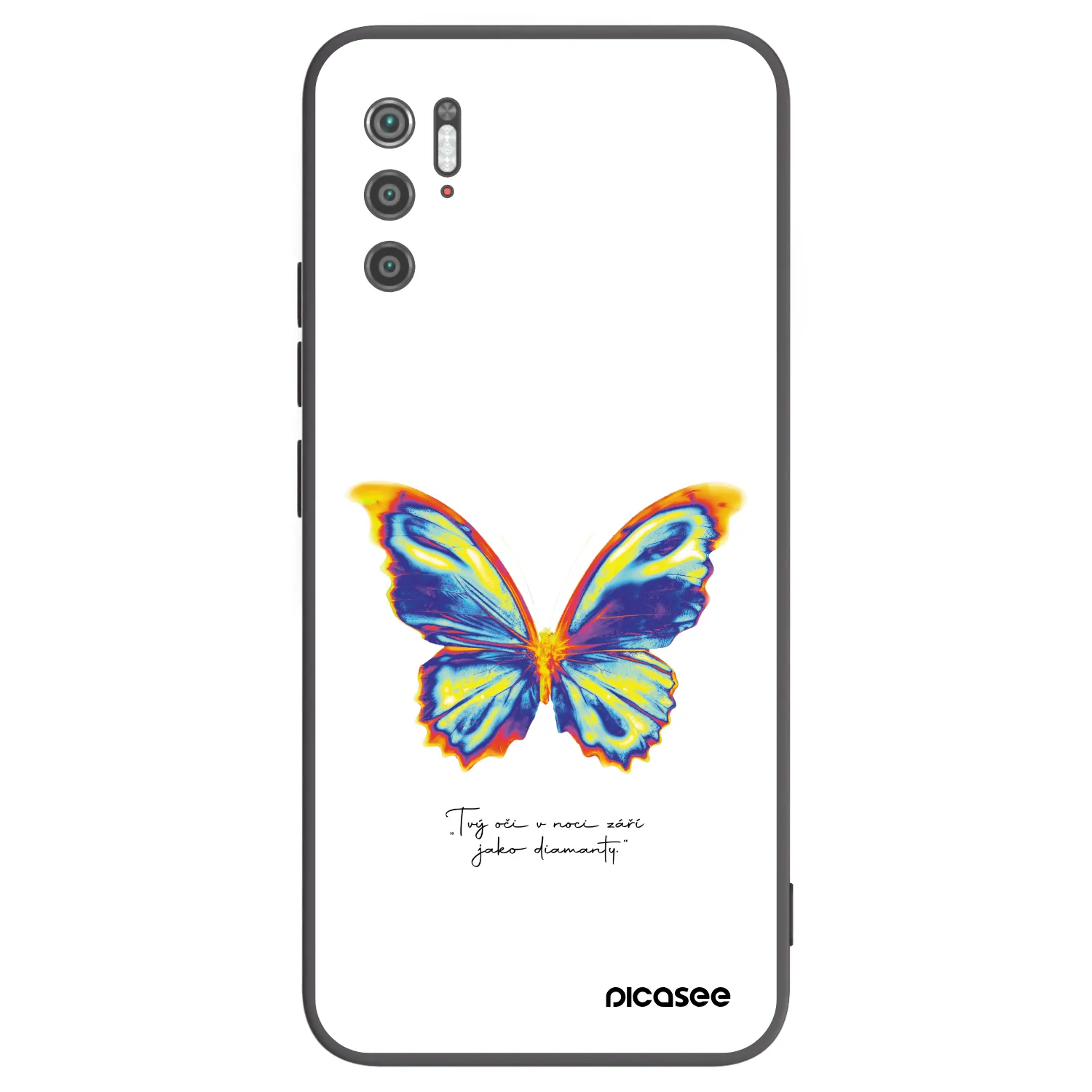 Picasee husă neagră din silicon pentru Xiaomi Poco M3 Pro 5G - Diamanty White