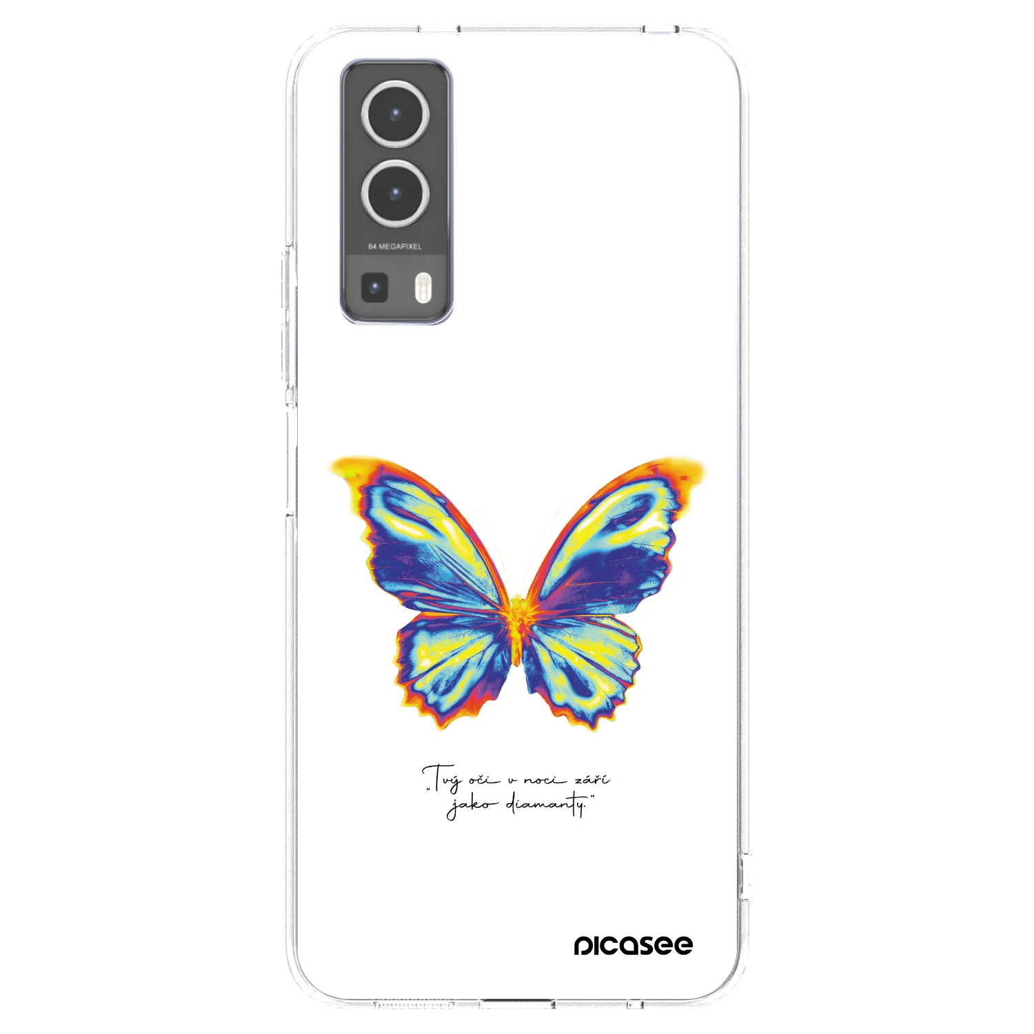 Picasee husă transparentă din silicon pentru Vivo Y72 5G - Diamanty White