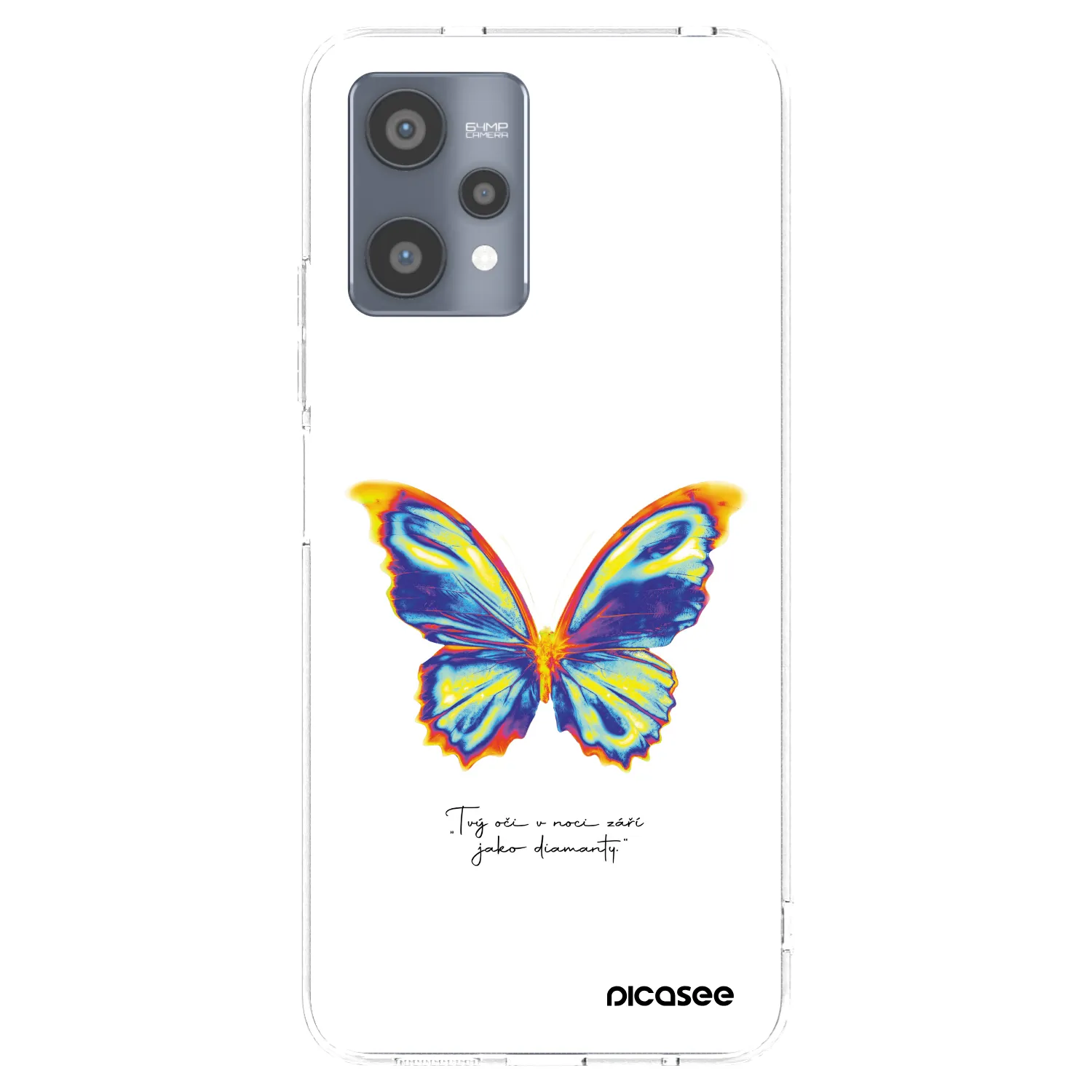 Picasee husă transparentă din silicon pentru Realme 9 Pro 5G - Diamanty White
