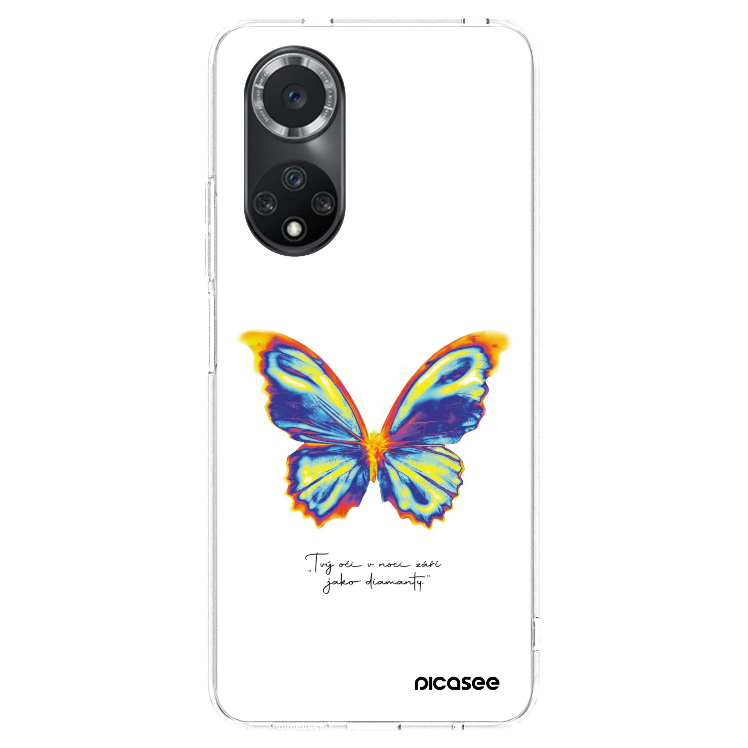 Picasee husă transparentă din silicon pentru Huawei Nova 9 SE - Diamanty White