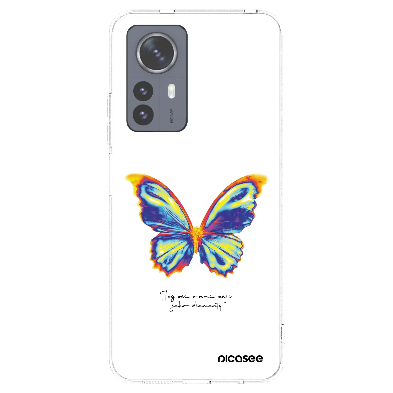 Picasee husă transparentă din silicon pentru Xiaomi 12 Pro - Diamanty White