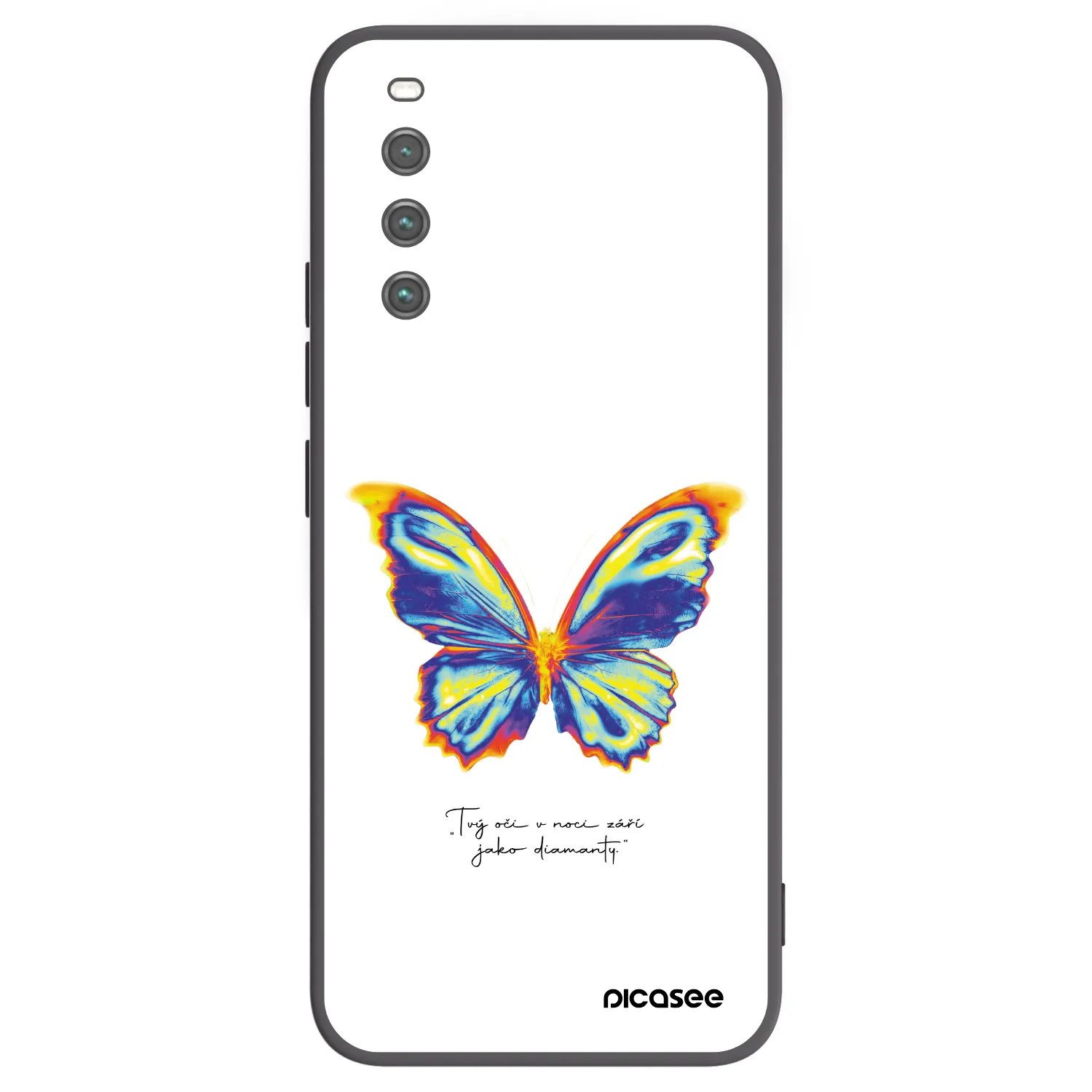Picasee husă neagră din silicon pentru Sony Xperia 10 IV 5G - Diamanty White
