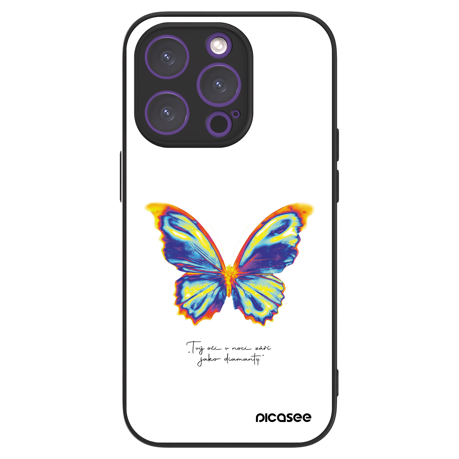 Picasee ULTIMATE CASE pentru Apple iPhone 14 Pro - Diamanty White