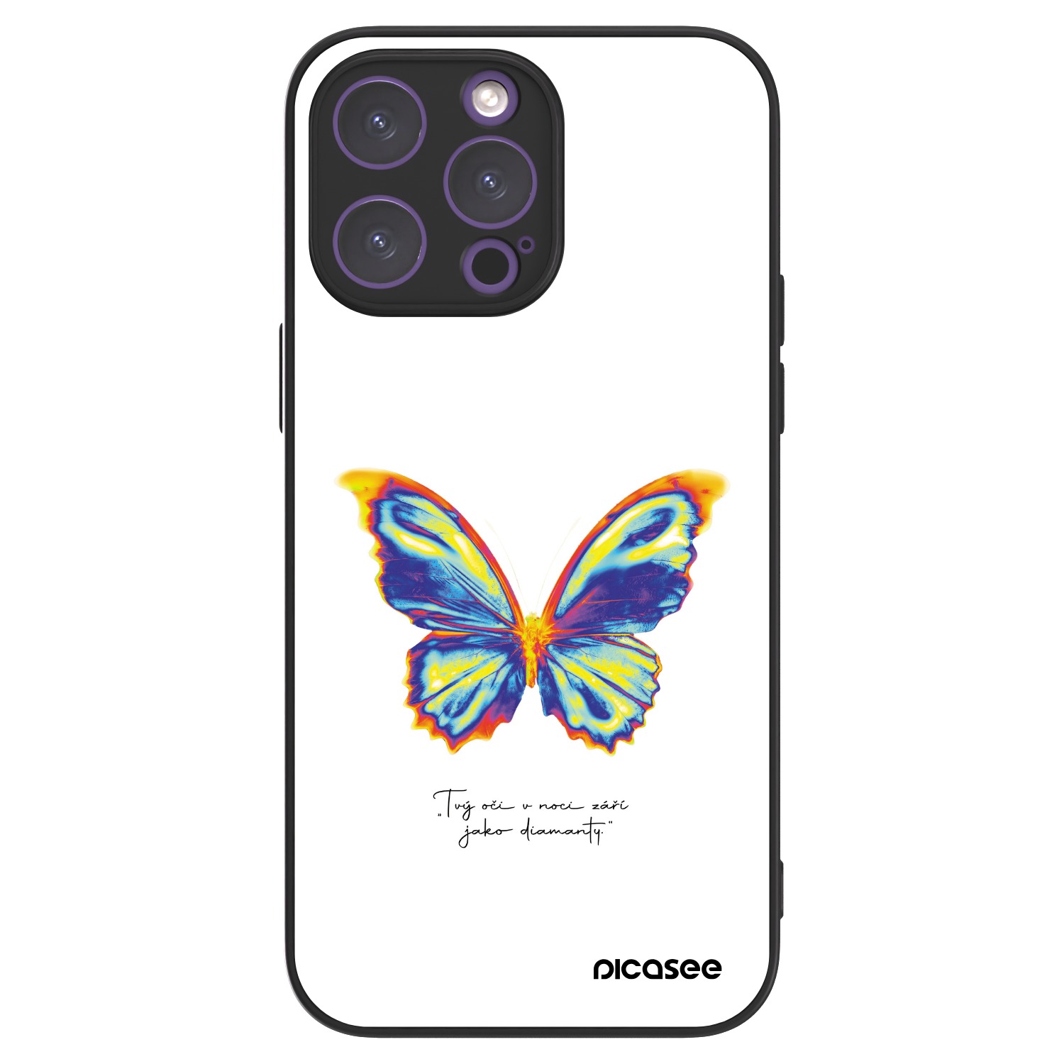 Picasee ULTIMATE CASE pentru Apple iPhone 14 Pro Max - Diamanty White