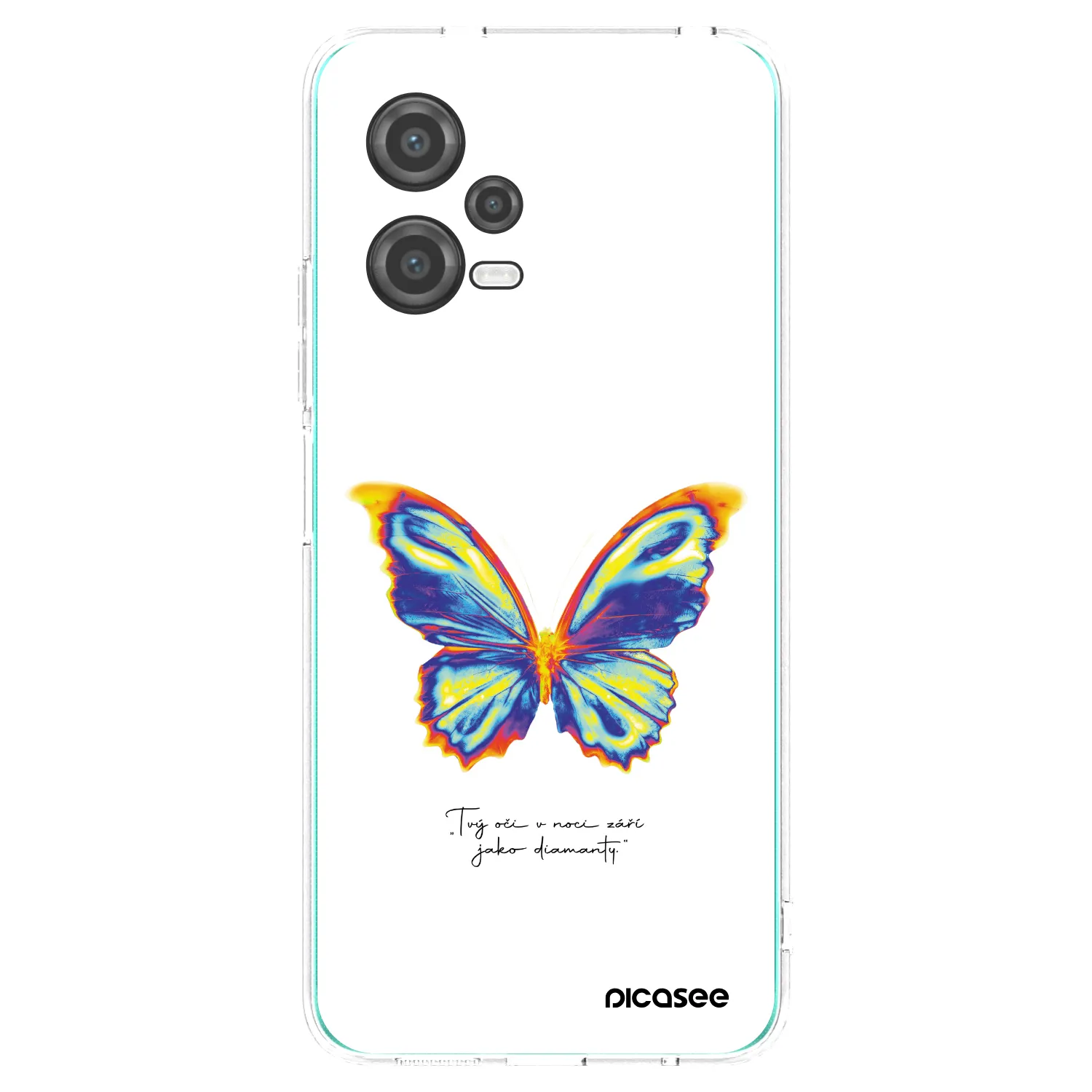 Picasee husă transparentă din silicon pentru Xiaomi Poco X5 - Diamanty White