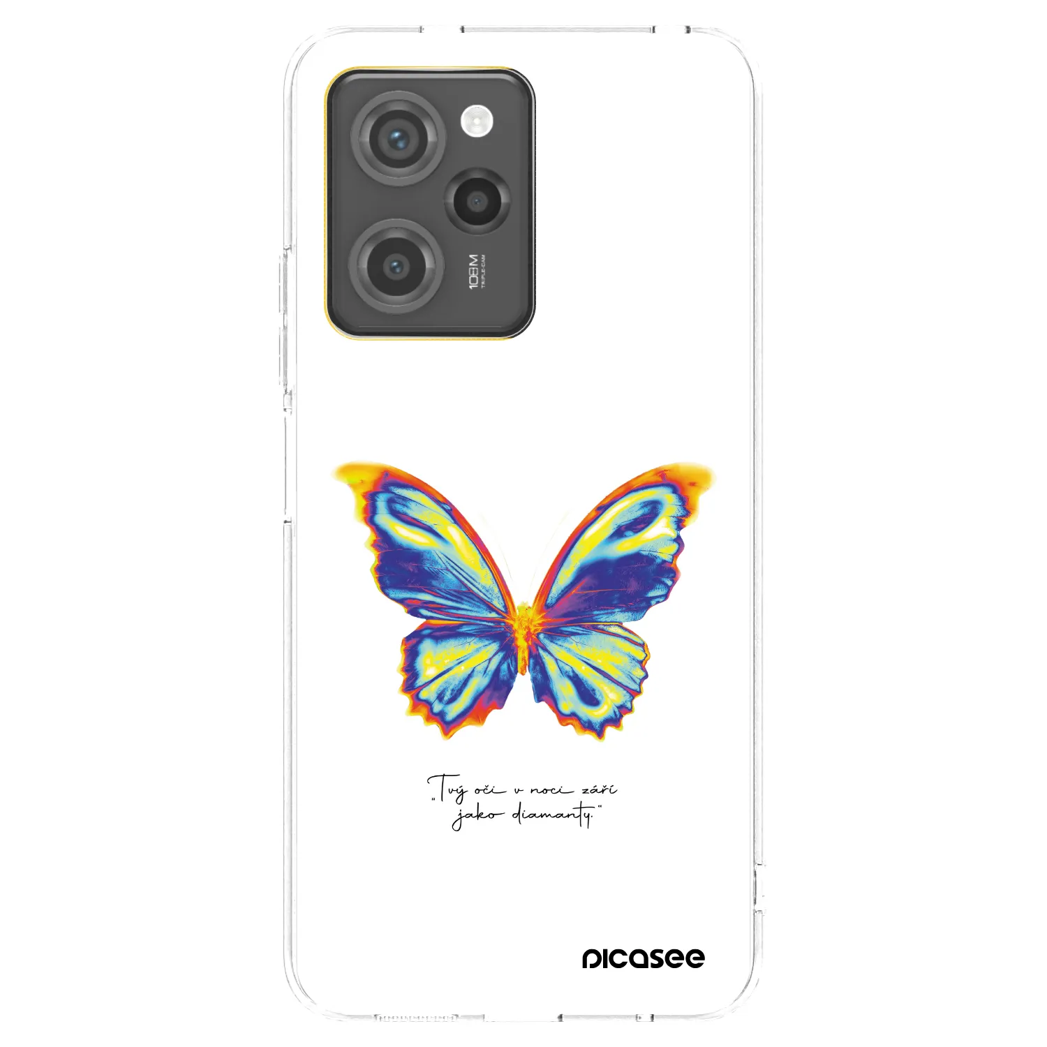 Picasee husă transparentă din silicon pentru Xiaomi Poco X5 Pro - Diamanty White