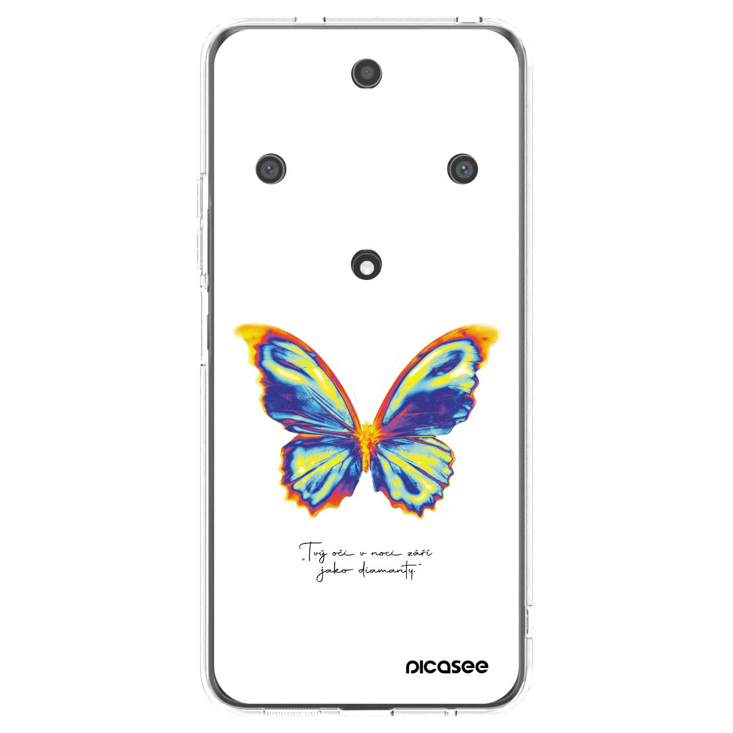 Picasee husă transparentă din silicon pentru Honor Magic5 Lite 5G - Diamanty White