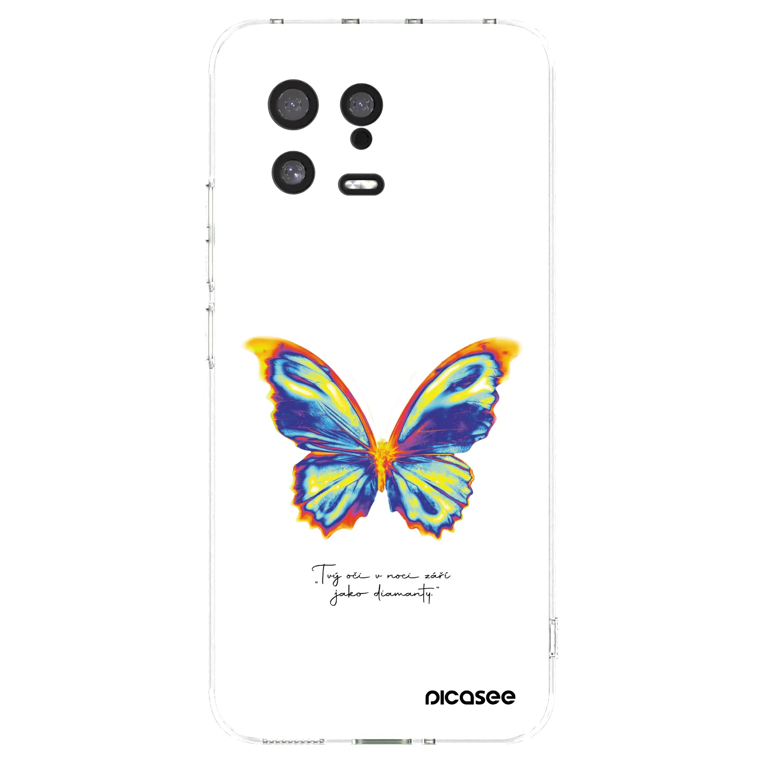 Picasee husă transparentă din silicon pentru Xiaomi 13 - Diamanty White