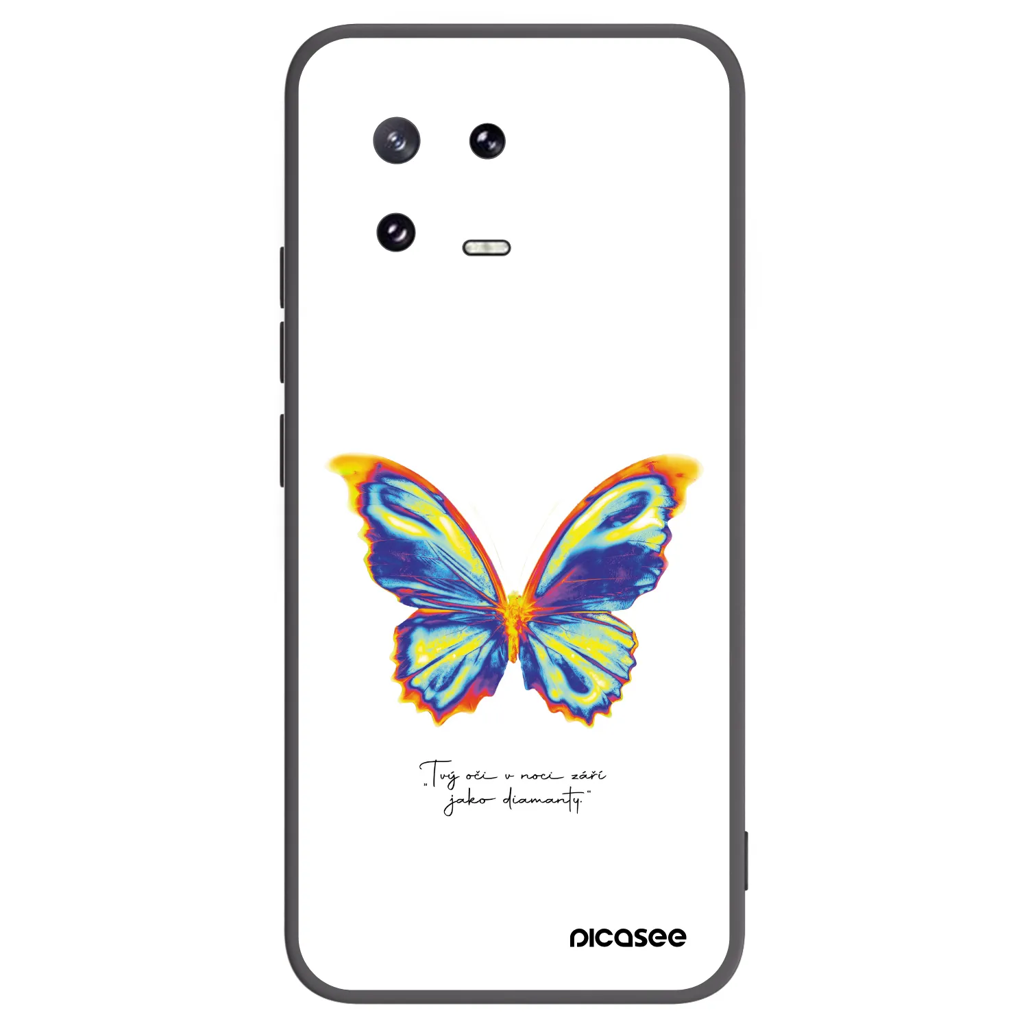 Picasee husă neagră din silicon pentru Xiaomi 13 Pro - Diamanty White