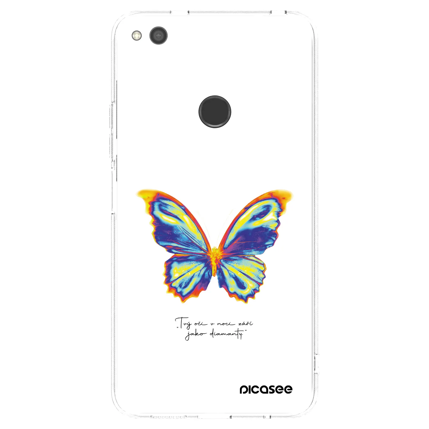 Picasee husă transparentă din silicon pentru Huawei P9 Lite 2017 - Diamanty White