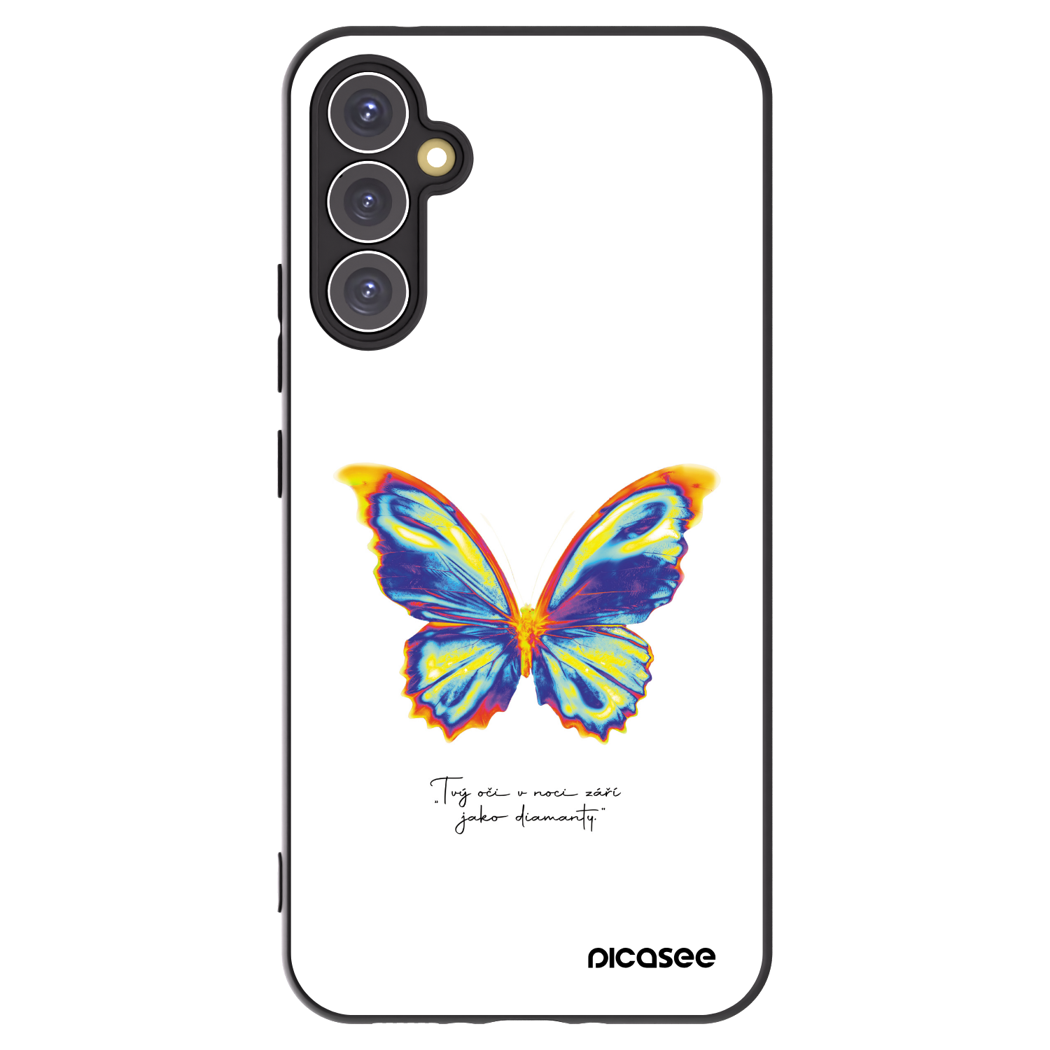 Picasee husă neagră din silicon pentru Samsung Galaxy A34 5G A346B - Diamanty White
