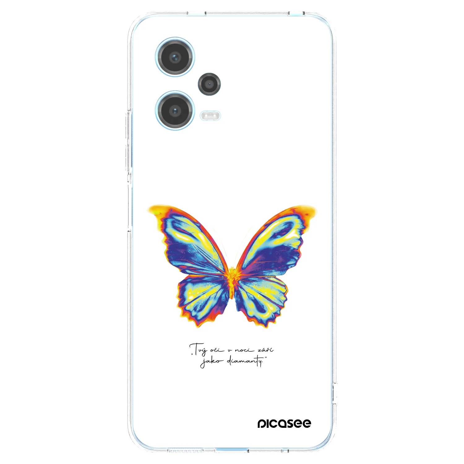 Picasee husă transparentă din silicon pentru Xiaomi Redmi Note 12 5G - Diamanty White