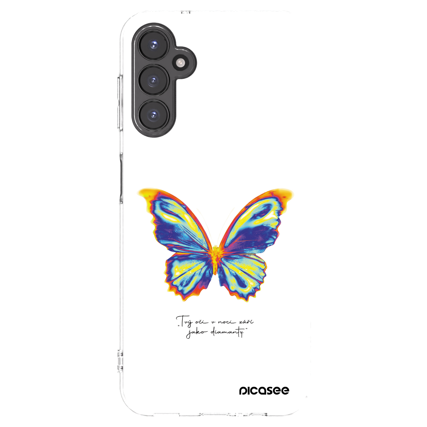 Picasee husă transparentă din silicon pentru Samsung Galaxy A14 4G A145R - Diamanty White