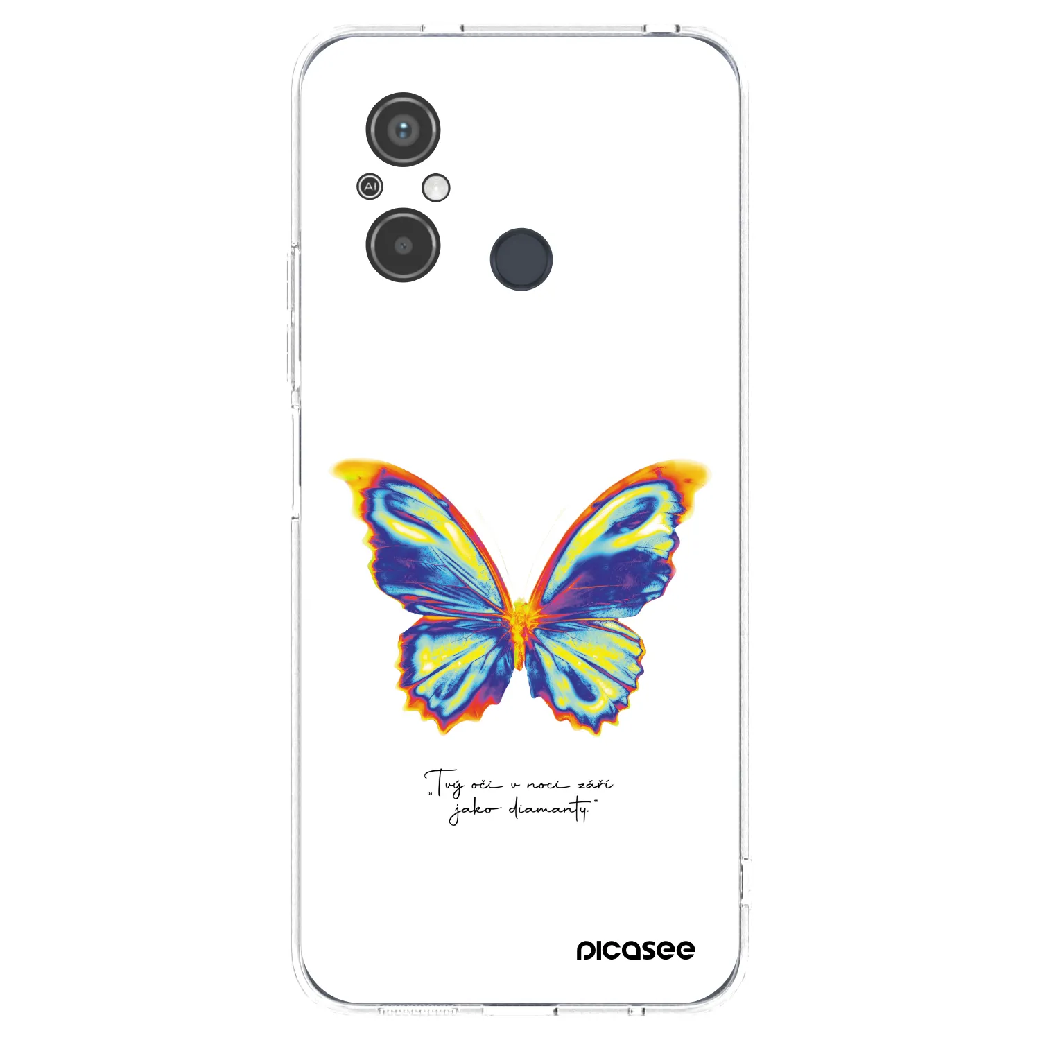 Picasee husă transparentă din silicon pentru Xiaomi Redmi 12C - Diamanty White