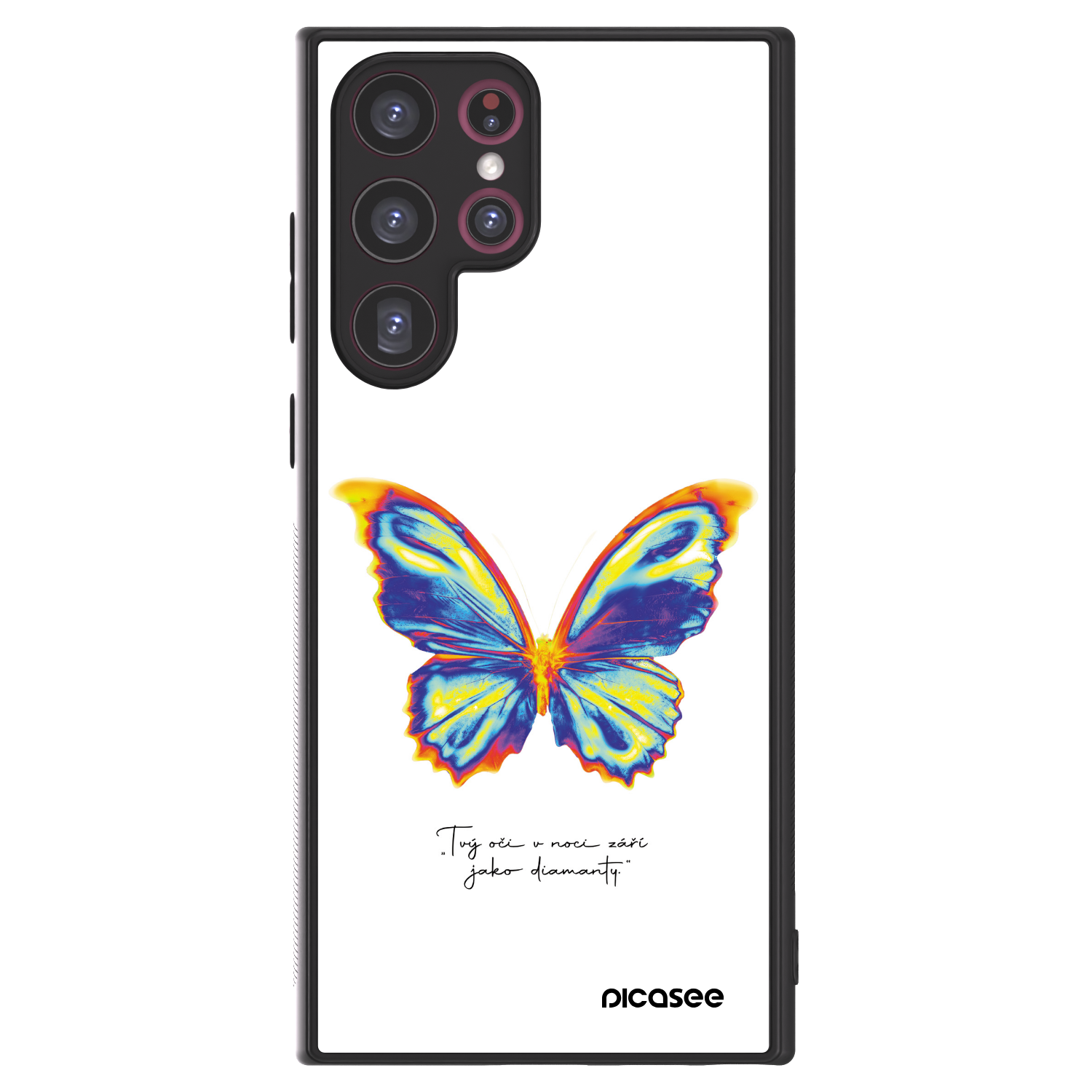 Picasee ULTIMATE CASE PowerShare pentru Samsung Galaxy S22 Ultra 5G - Diamanty White