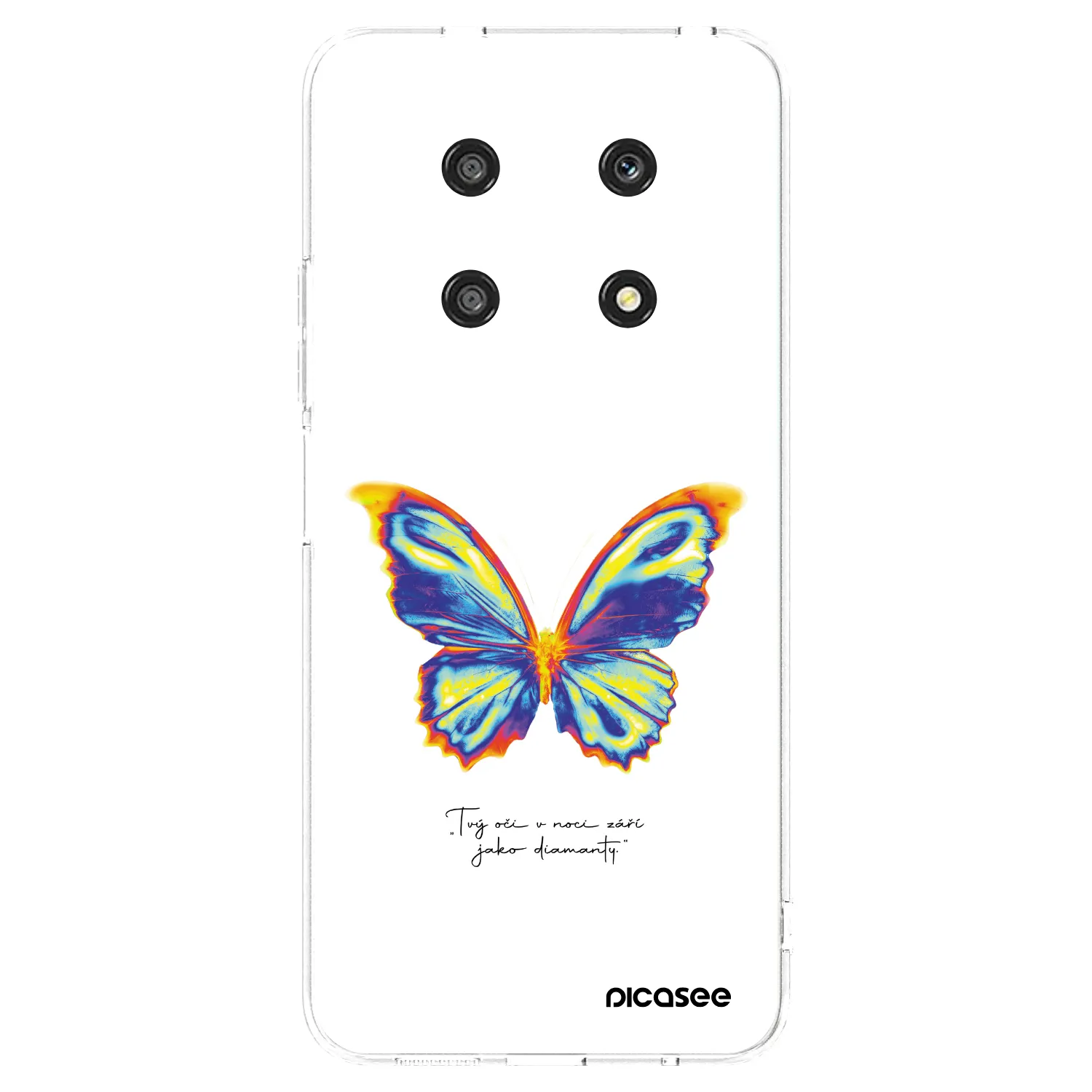 Picasee husă transparentă din silicon pentru Honor Magic4 Lite 5G - Diamanty White