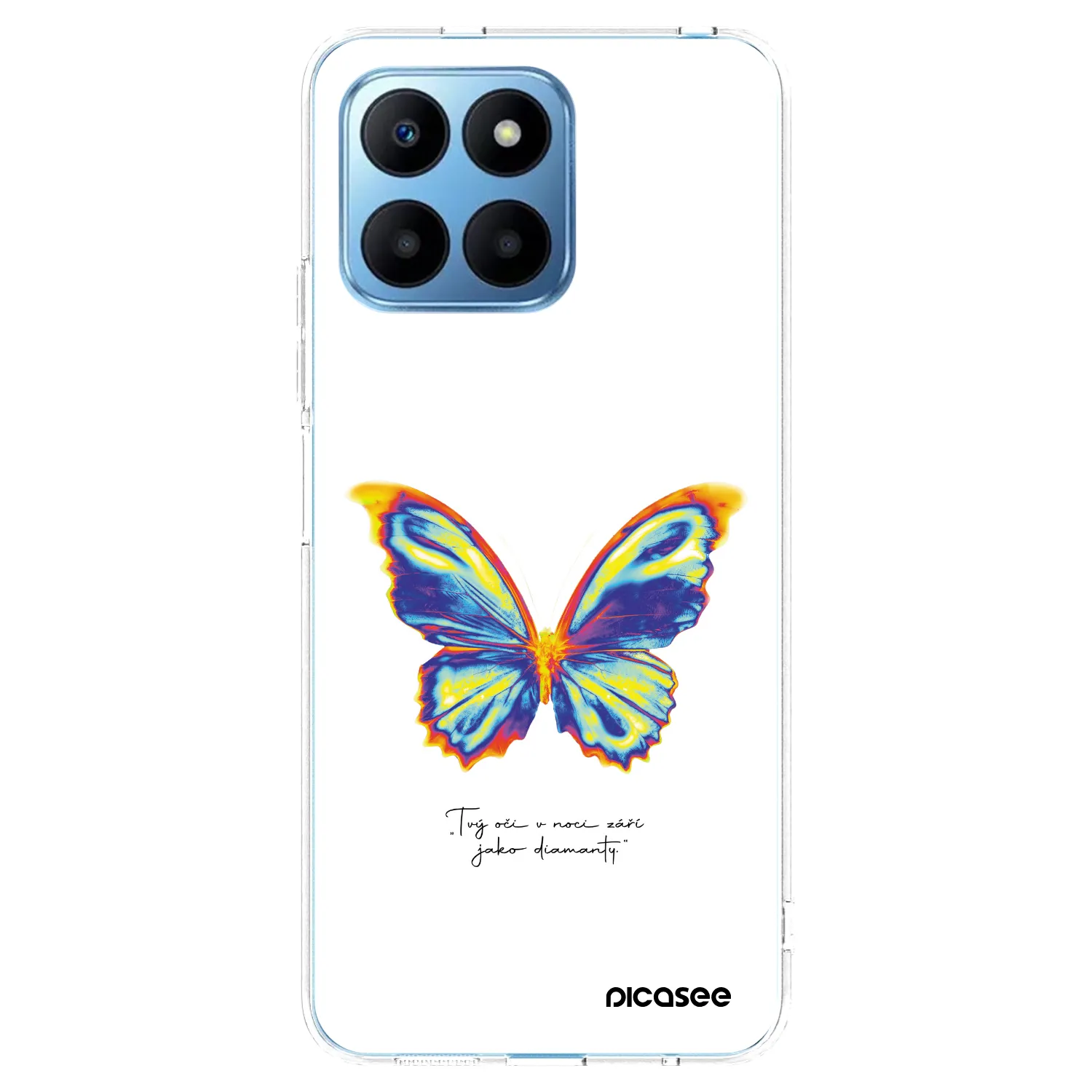 Picasee husă transparentă din silicon pentru Honor 70 Lite - Diamanty White
