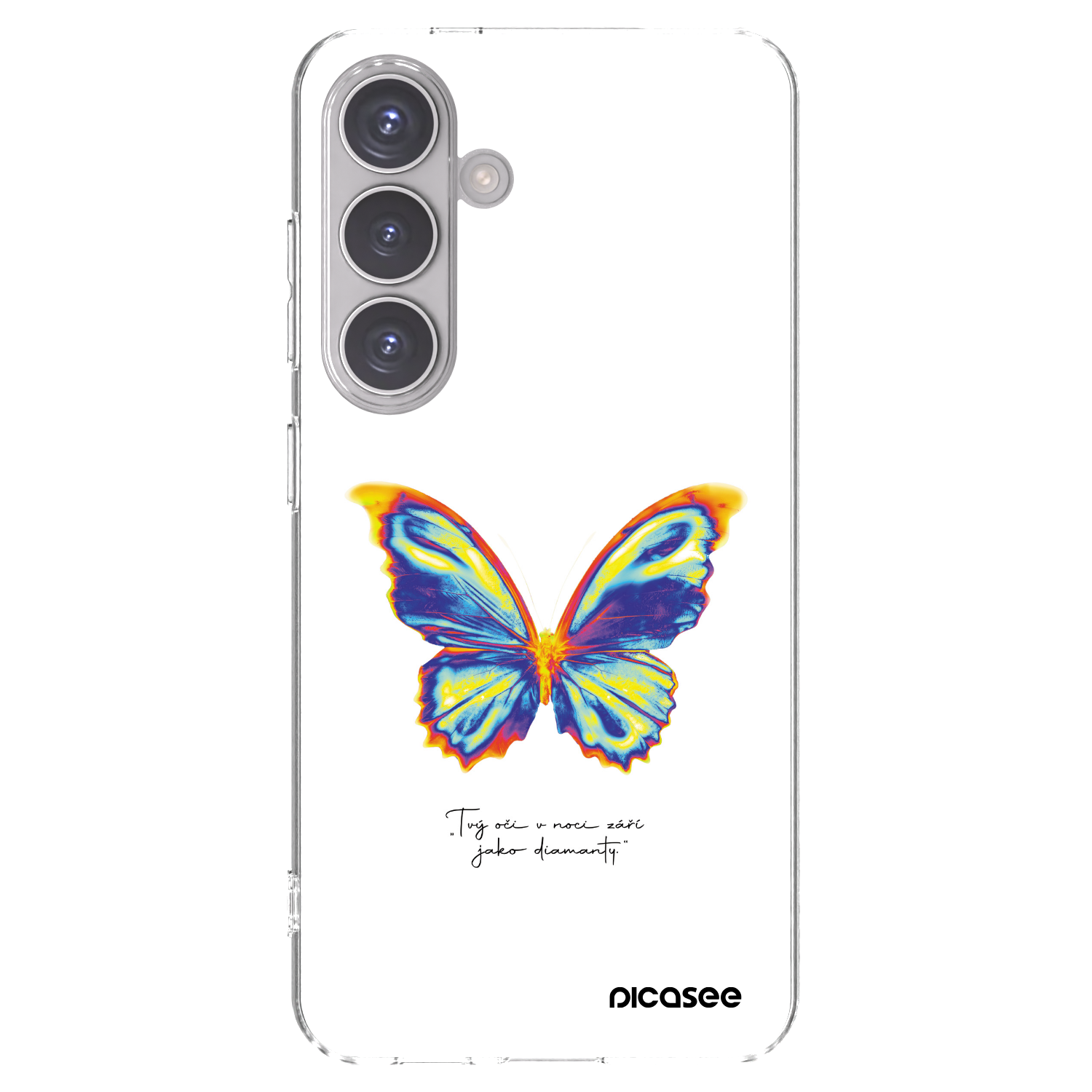 Picasee husă transparentă din silicon pentru Samsung Galaxy S24 S921B 5G - Diamanty White