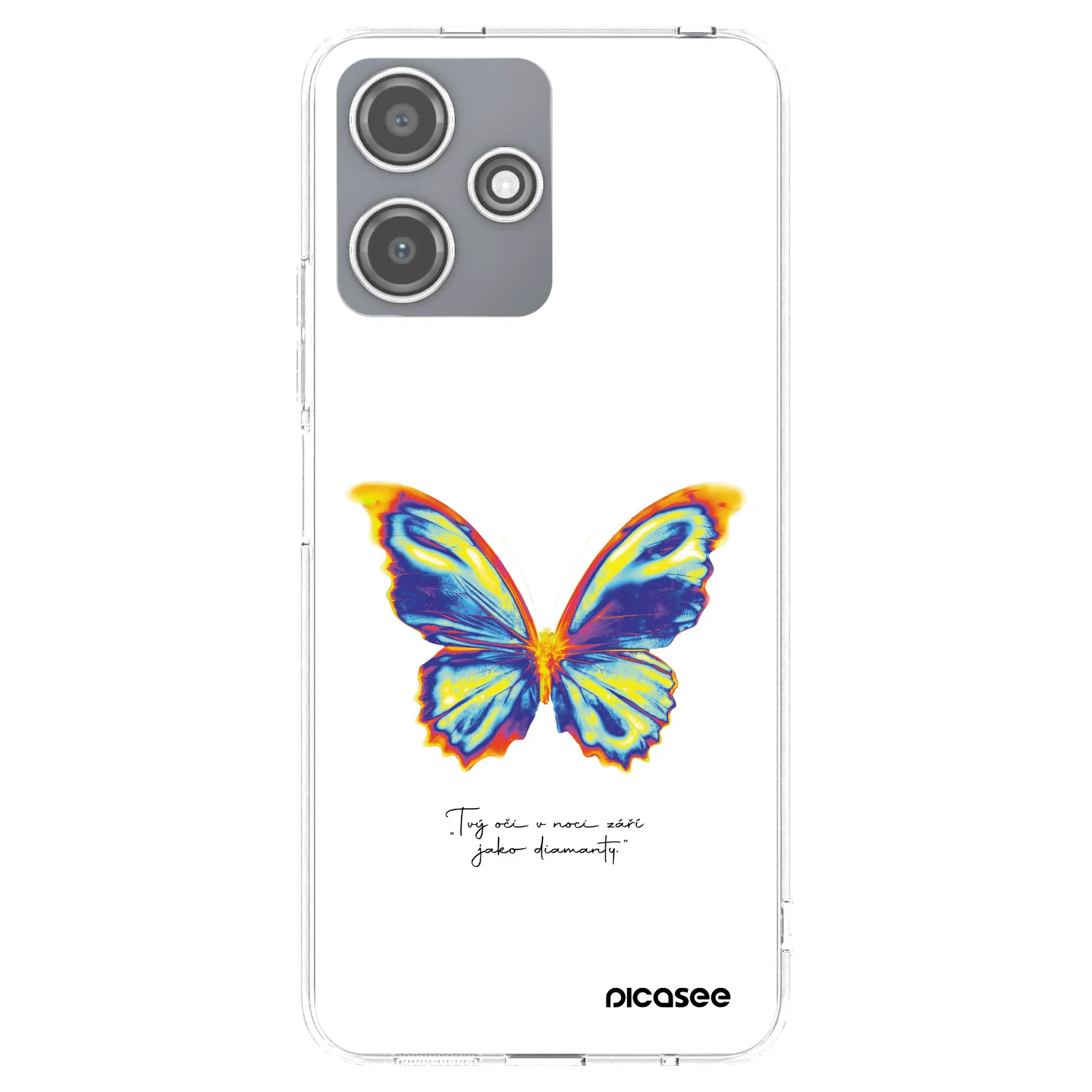 Picasee husă transparentă din silicon pentru Xiaomi Redmi 12 5G - Diamanty White
