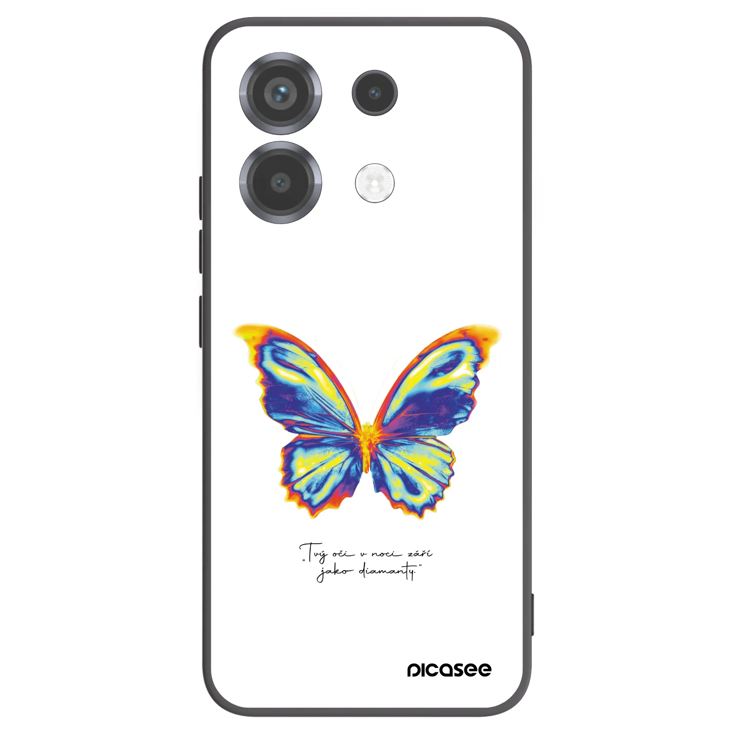 Picasee husă neagră din silicon pentru Xiaomi Poco X6 - Diamanty White