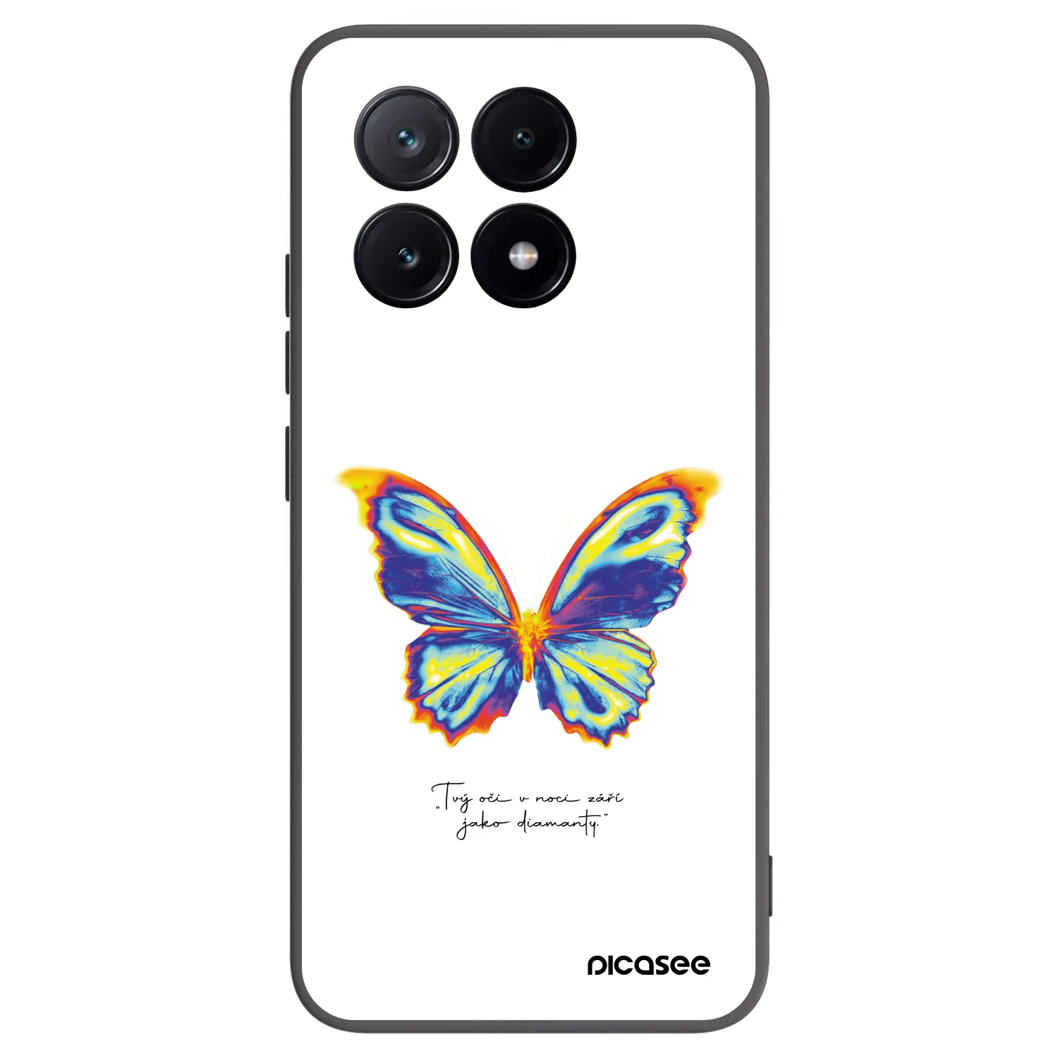 Picasee husă neagră din silicon pentru Xiaomi Poco X6 Pro - Diamanty White