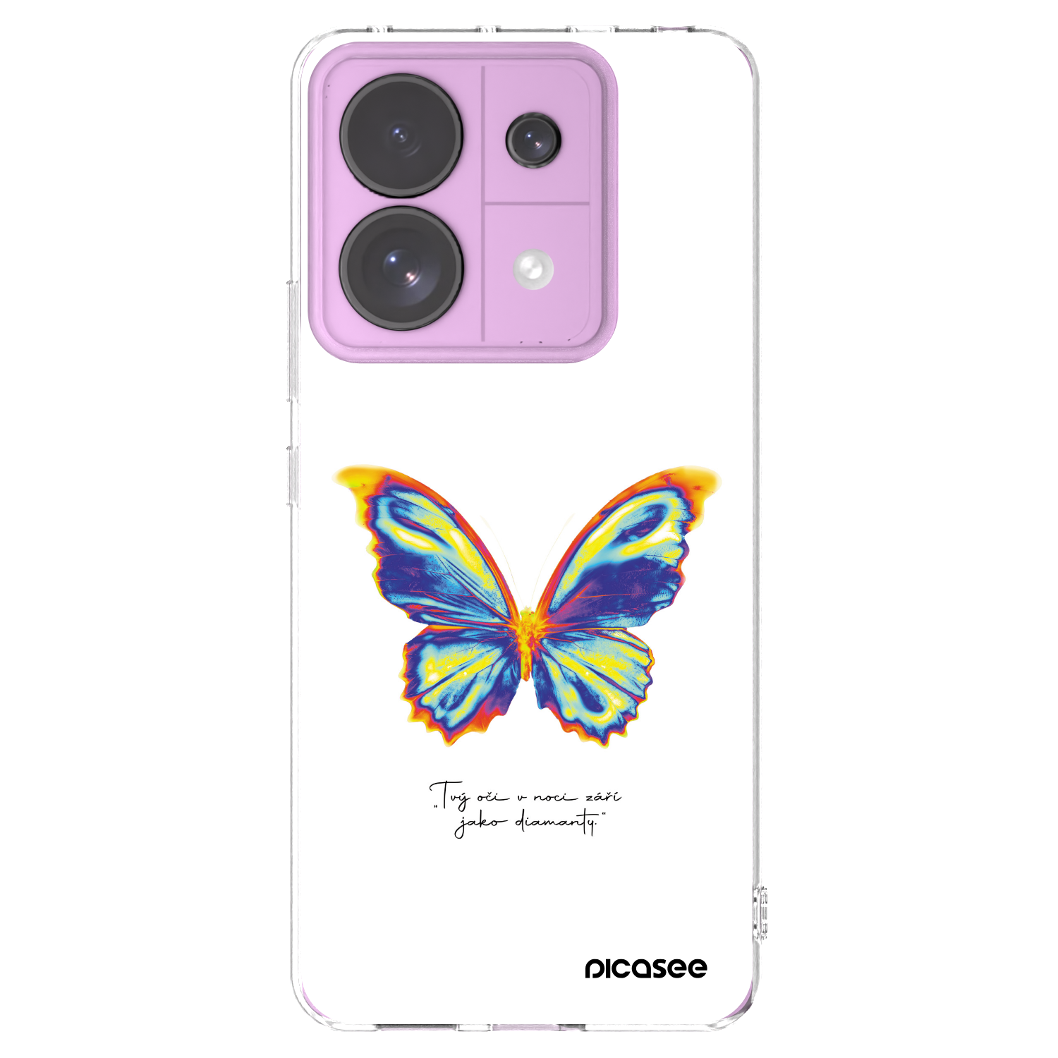 Picasee husă transparentă din silicon pentru Xiaomi Redmi Note 13 Pro 5G - Diamanty White