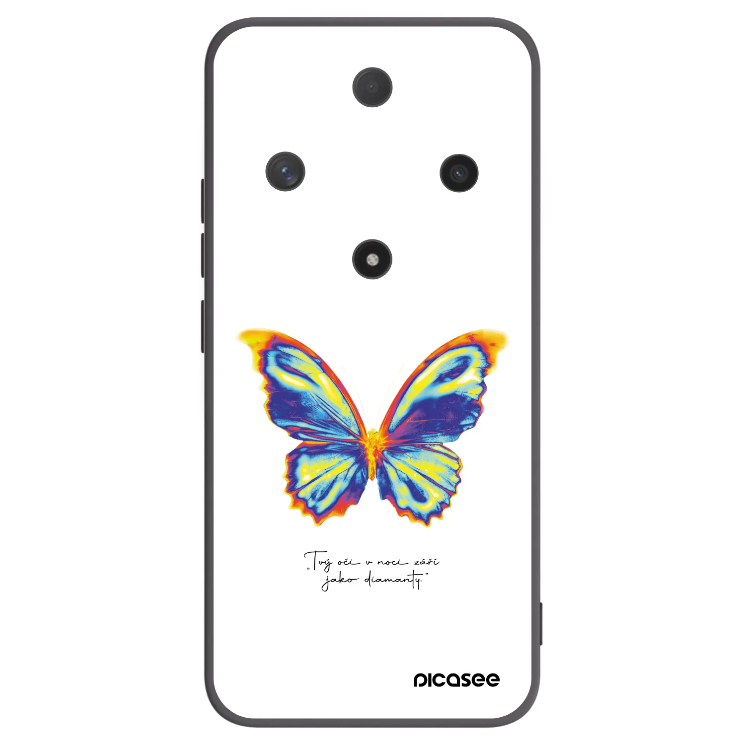 Picasee husă neagră din silicon pentru Honor Magic6 Lite 5G - Diamanty White
