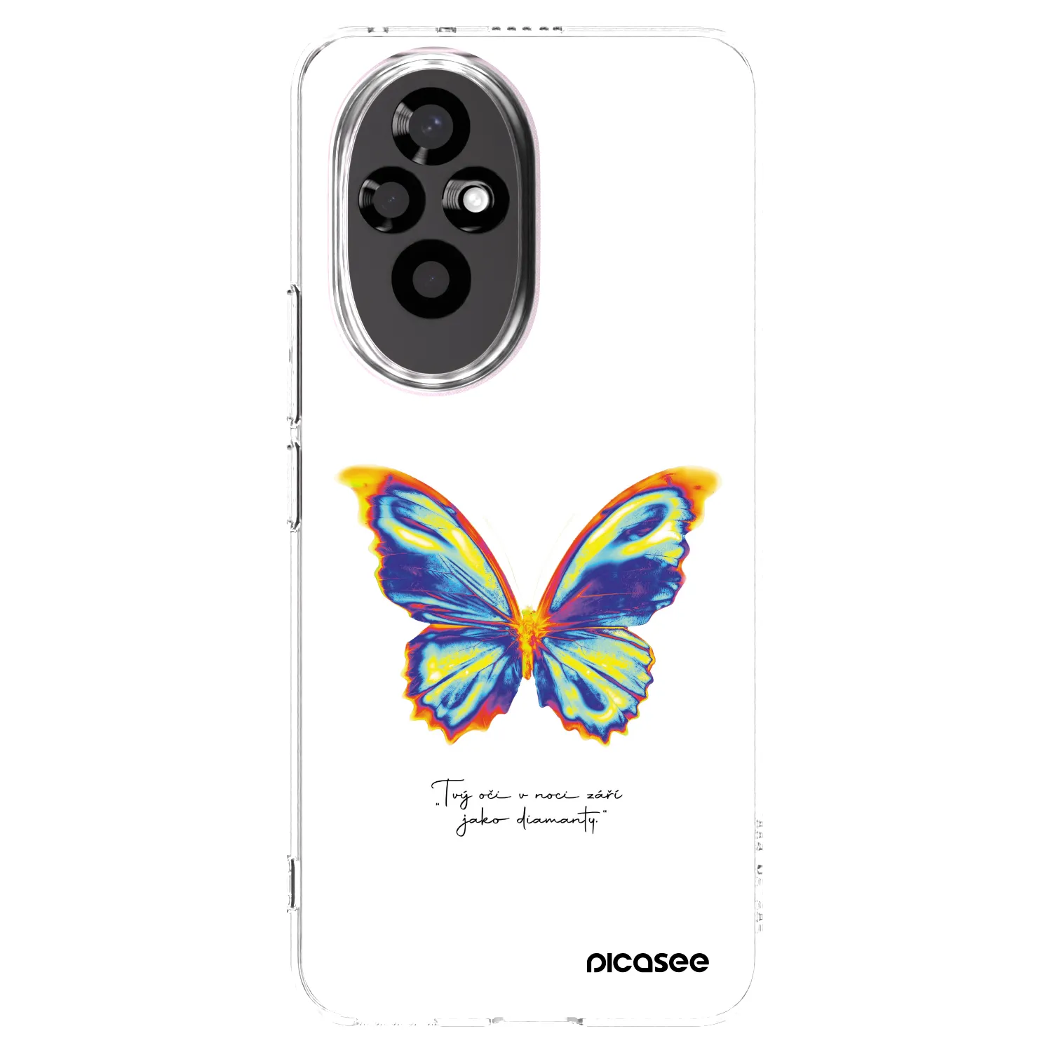 Picasee husă transparentă din silicon pentru Honor 200 Pro 5G - Diamanty White