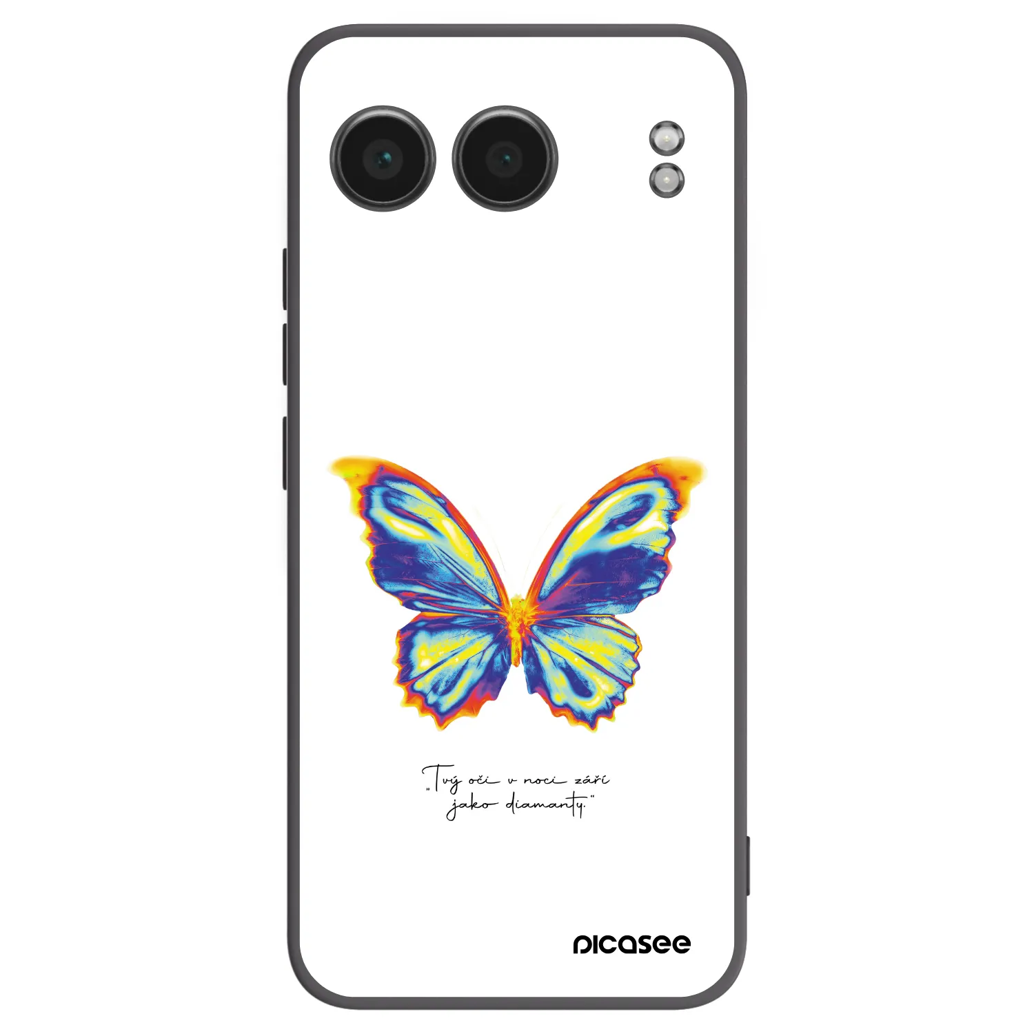 Picasee husă neagră din silicon pentru OnePlus Nord 4 - Diamanty White